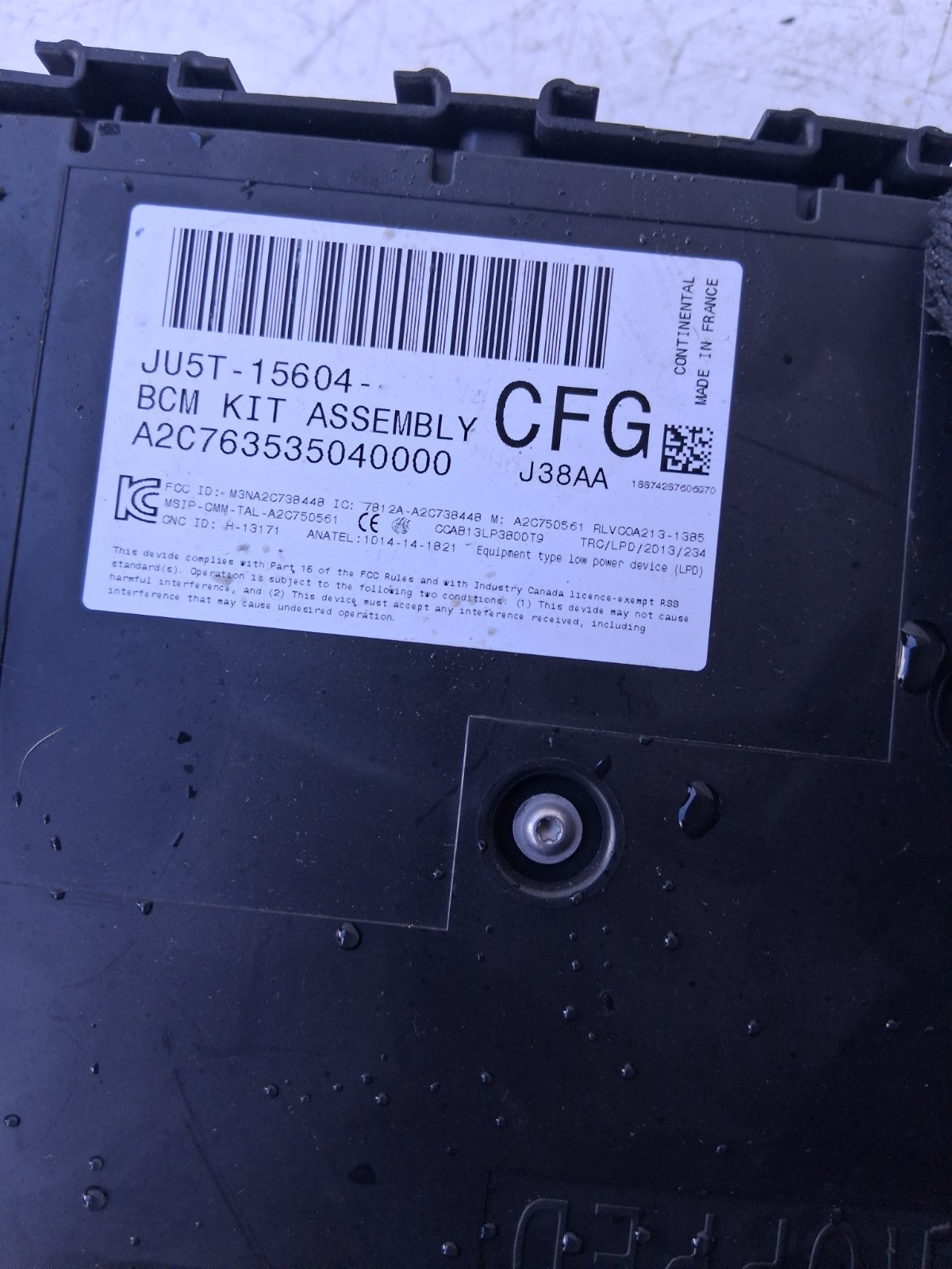 2019 FORD GALAXY MK4 BODY CONTROL MODULE UNIT ECU ju5t15604