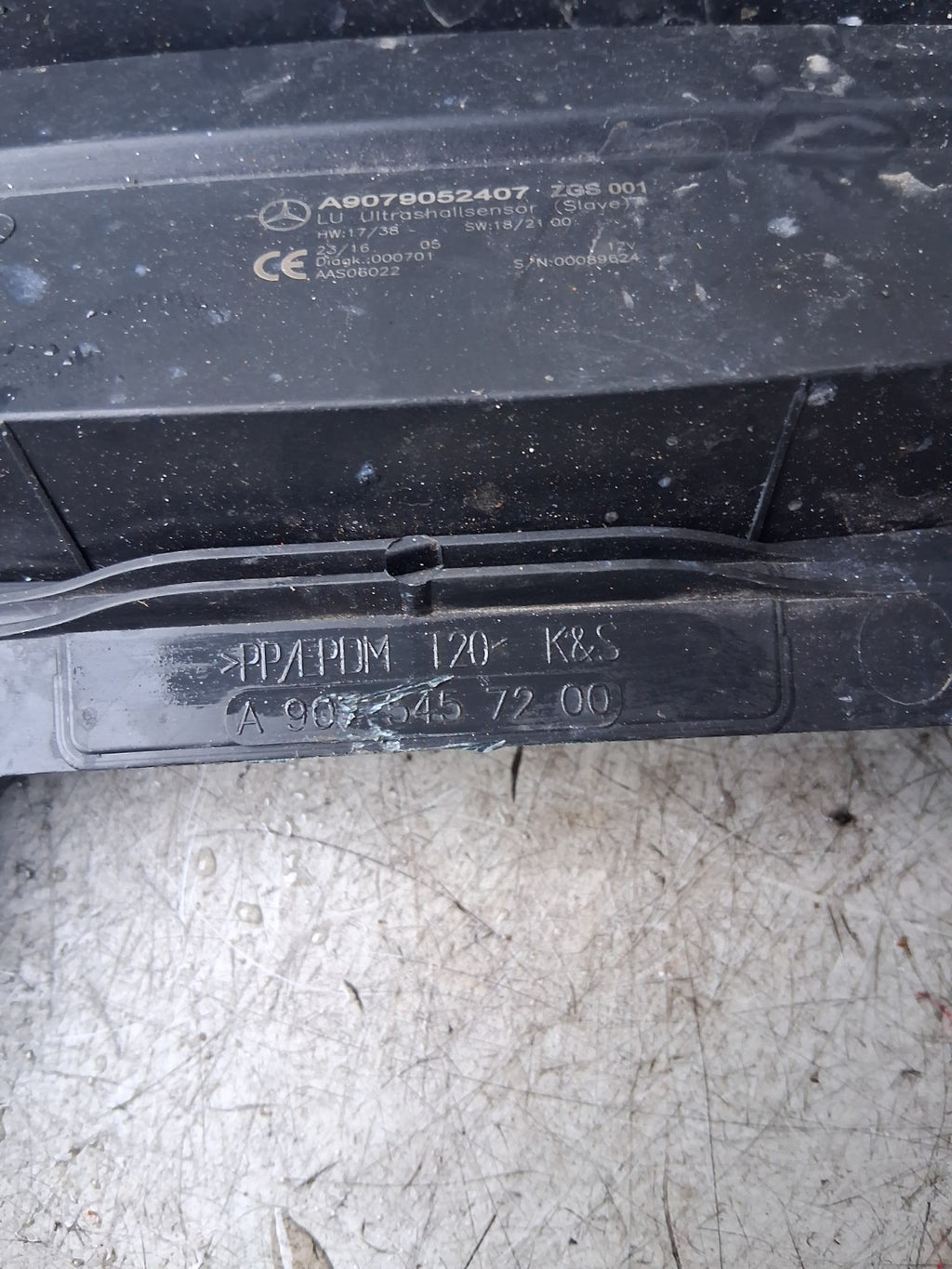2023 MERCEDES SPRINTER DASHBOARD SENSOR A9075457200