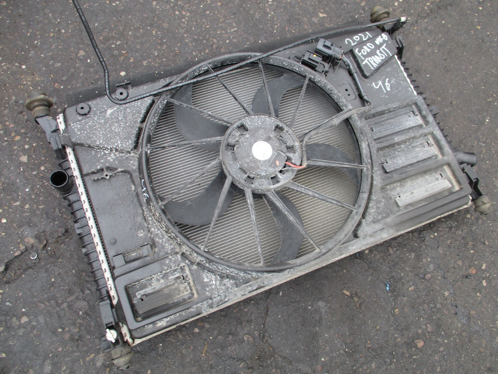 2021 FORD TRANSIT 350 MK8 2.0 DIESEL RADIATOR RADPACK GK218C342BC BK218C607DA