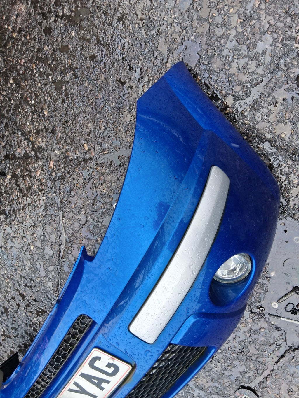 2006 CITROEN C3 PLURIEL COMPLETE FRONT BUMPER BLUE
