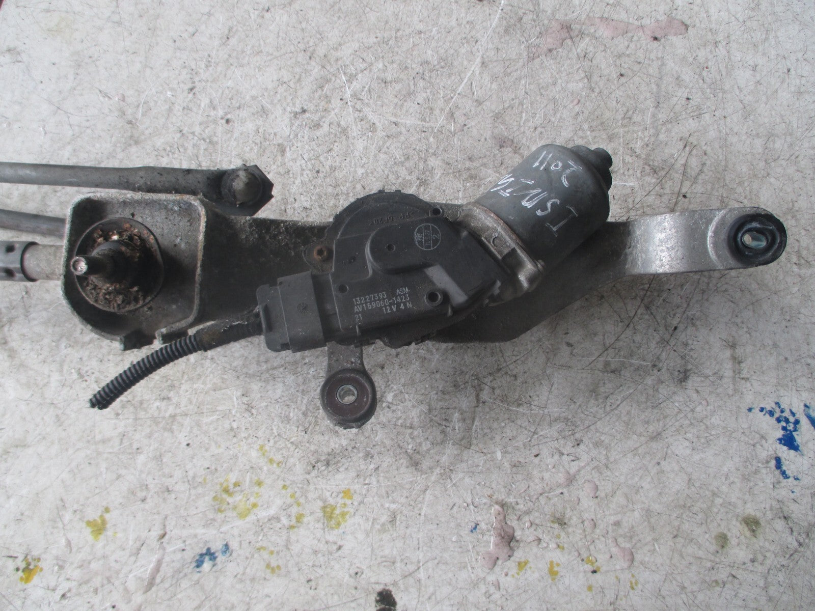 VAUXHALL INSIGNIA 2011 FRONT WIPER MOTOR LINKAGE 13227393