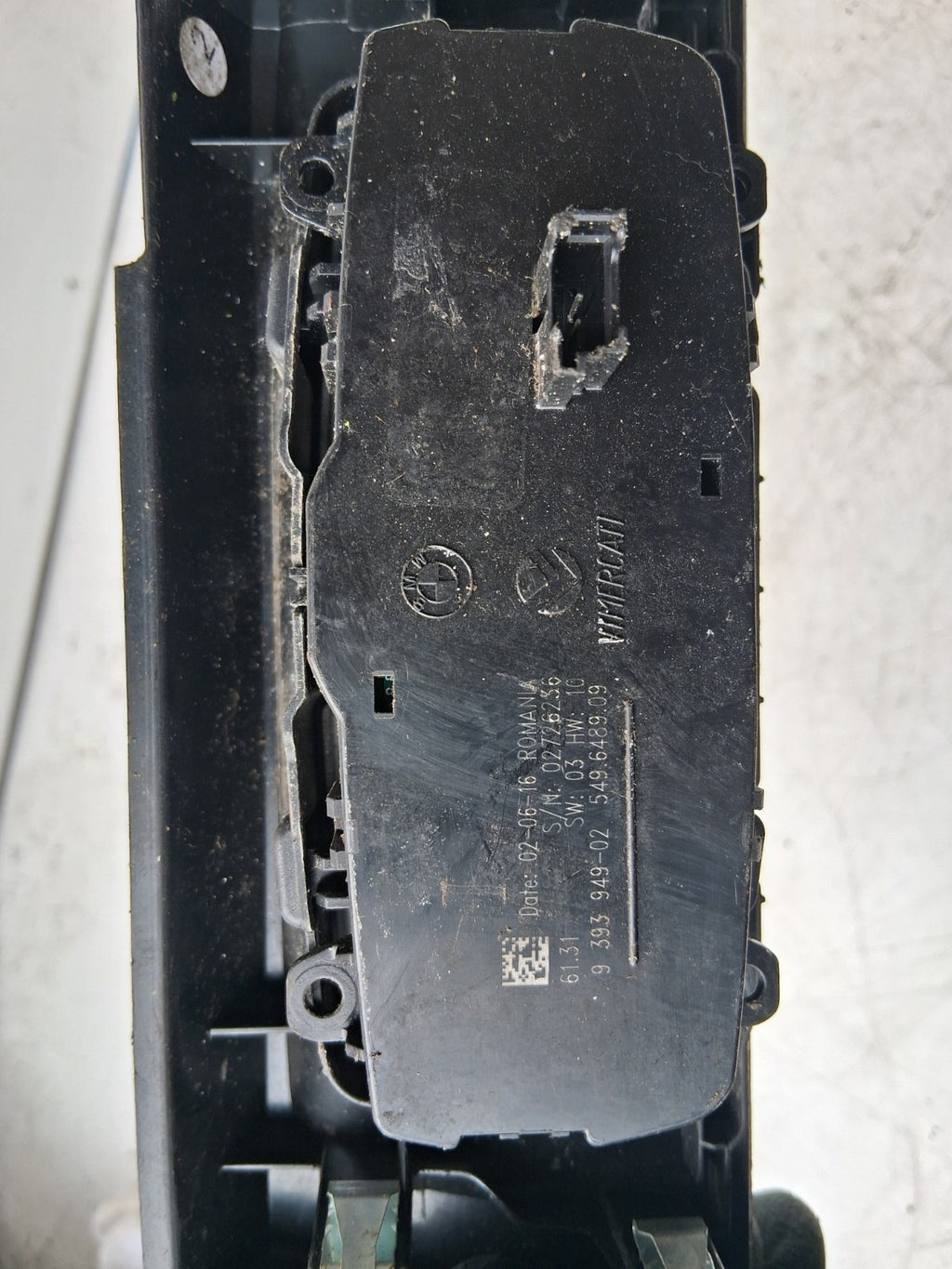 2016 BMW F20 HEADLIGHT ADJUSTER CONTROL SWITCH PANEL 939394902