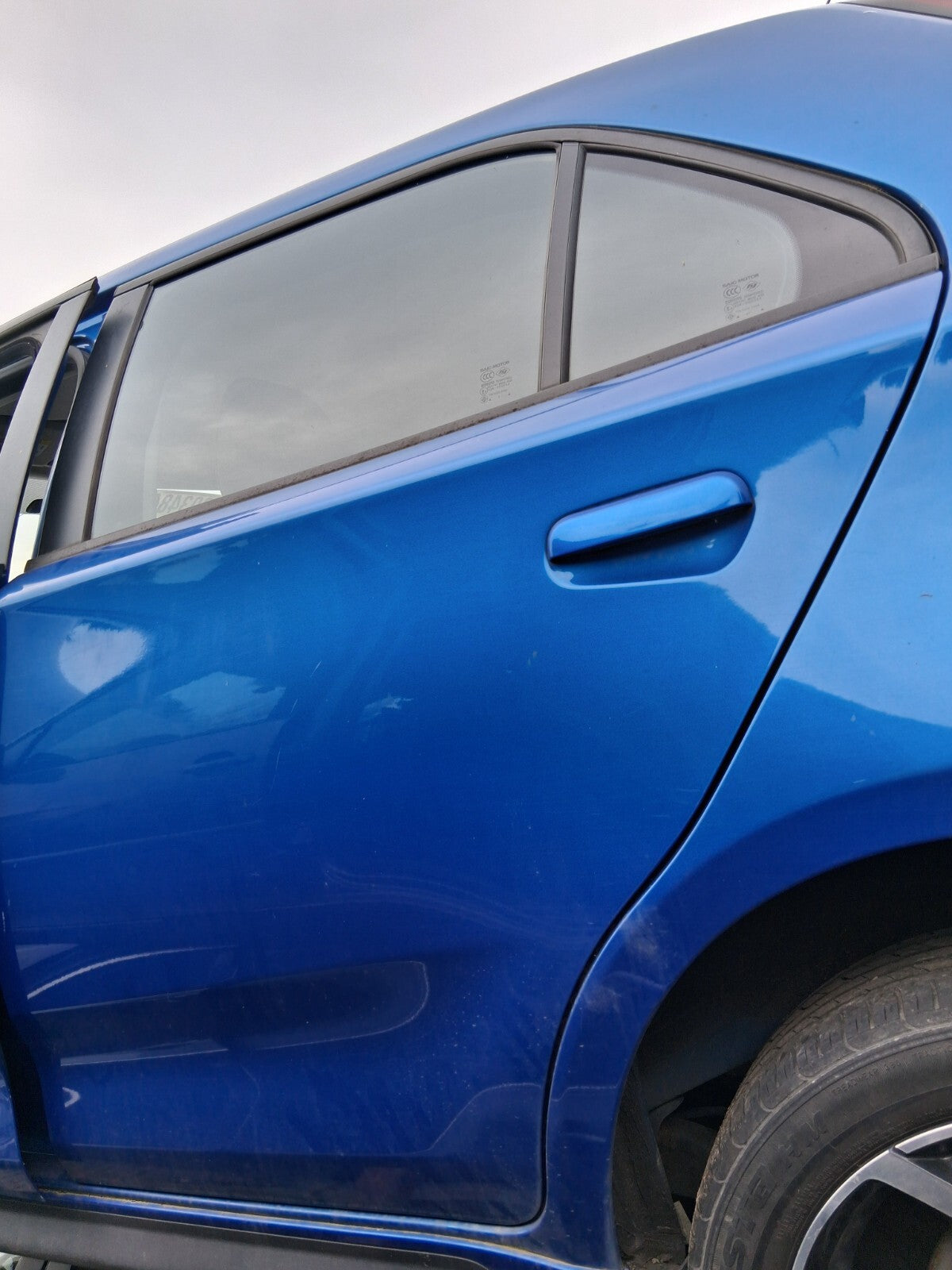 2021 MG 3 MK2 EXCLUSIVE NSR PASSENGER SIDE REAR DOOR REGAL MOUNTAIN BLUE 5JSJ