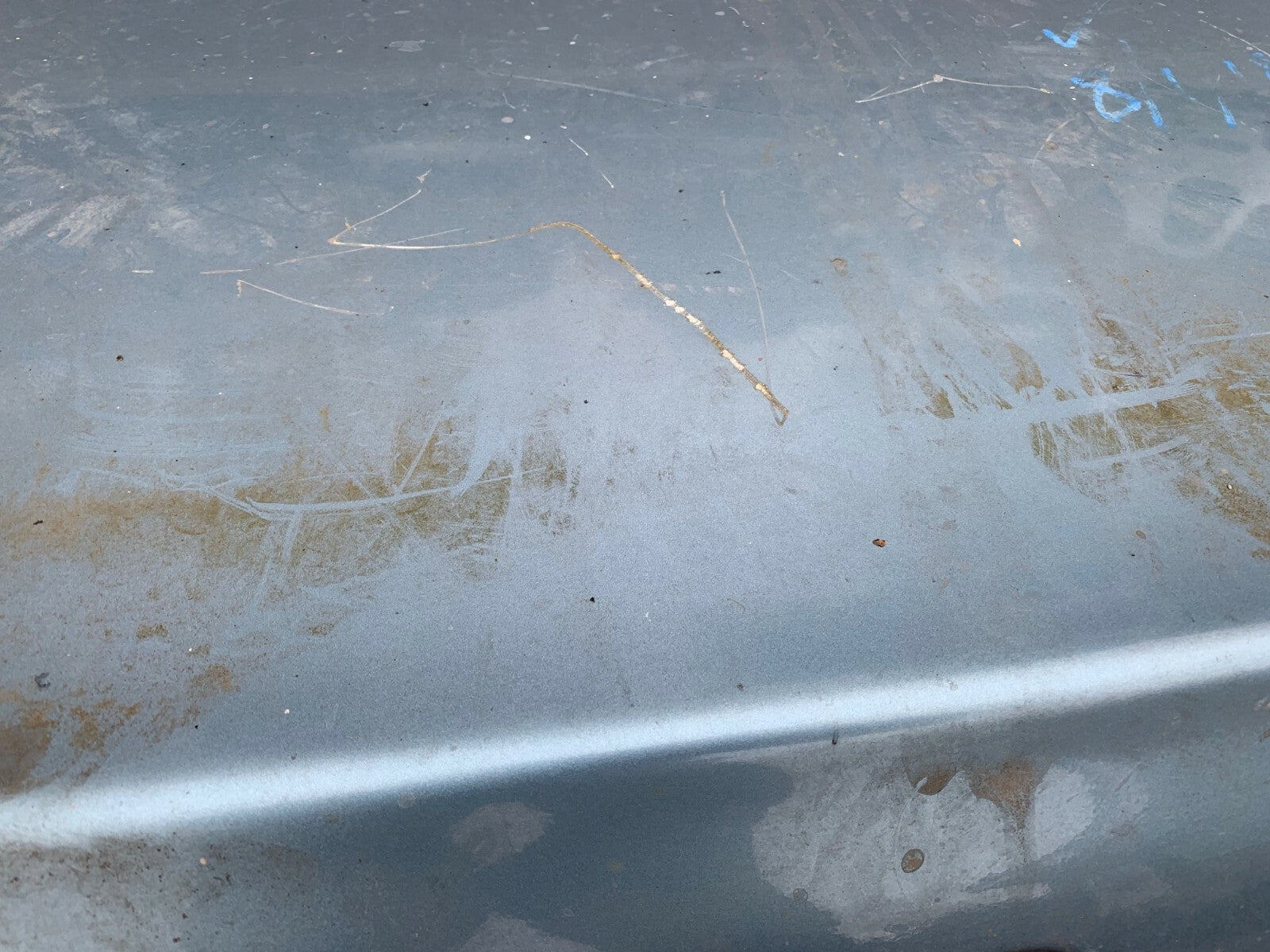 VOLKSWAGEN VW PASSAT B3 MK3 1990 SALOON BOOTLID BOOT LID HATCH BLUE