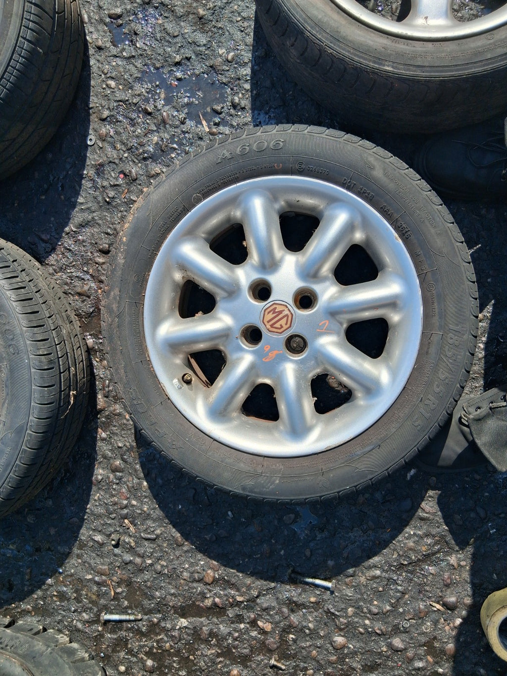 MG MGF 1996 MK1 15 INCH ALLOY WHEEL WITH TYRE 185/55R15