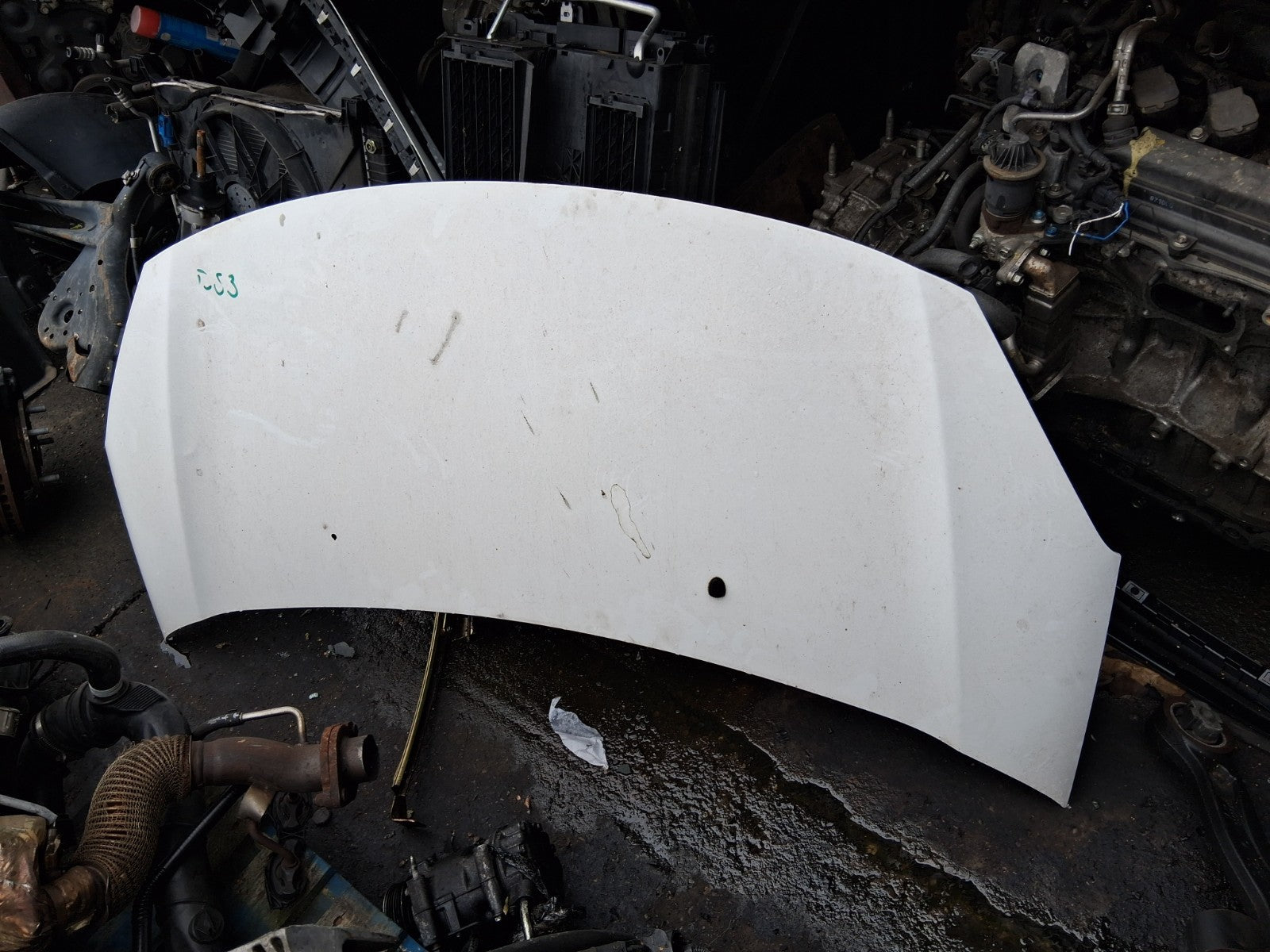2013 CITROEN DS3 FRONT BONNET HOOD PANEL POLAR WHITE EWP