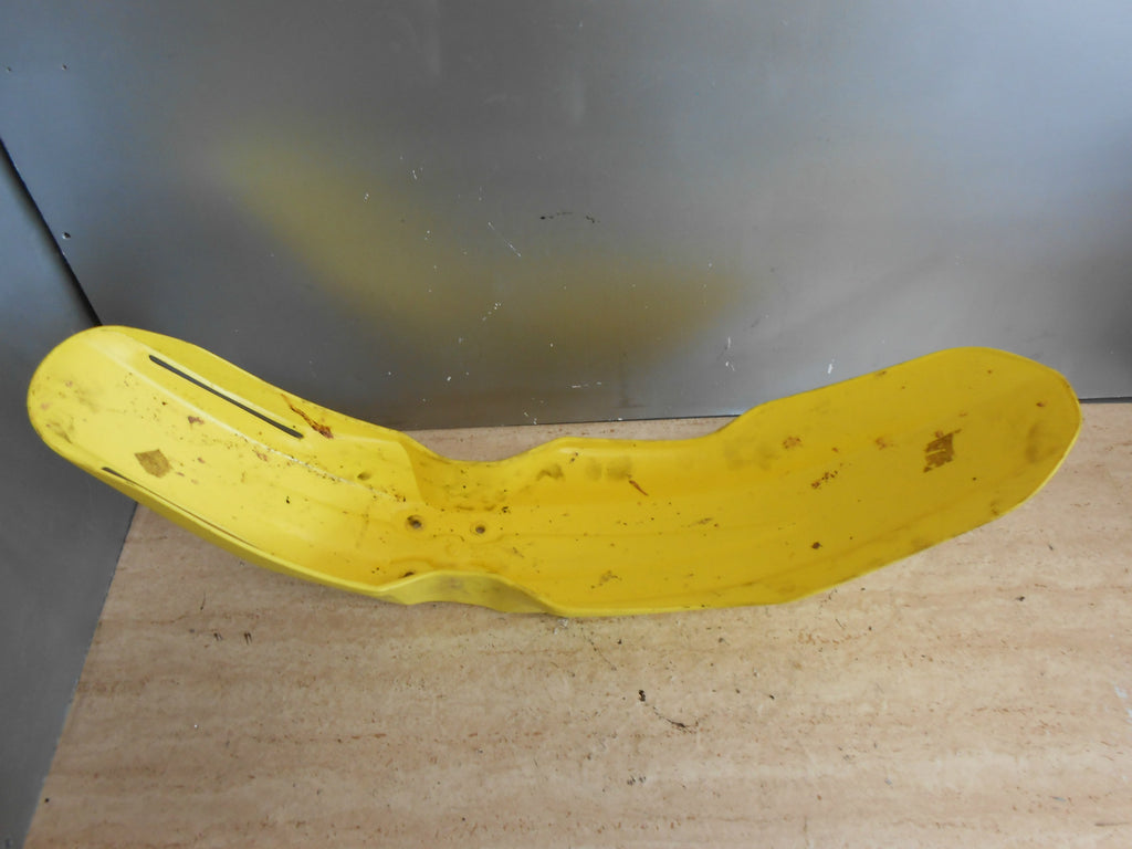 SUZUKI RM 125 2006 125CC SCRAMBLER SCRAM FRONT YELLOW PLASTIC MUDGUARD FENDER
