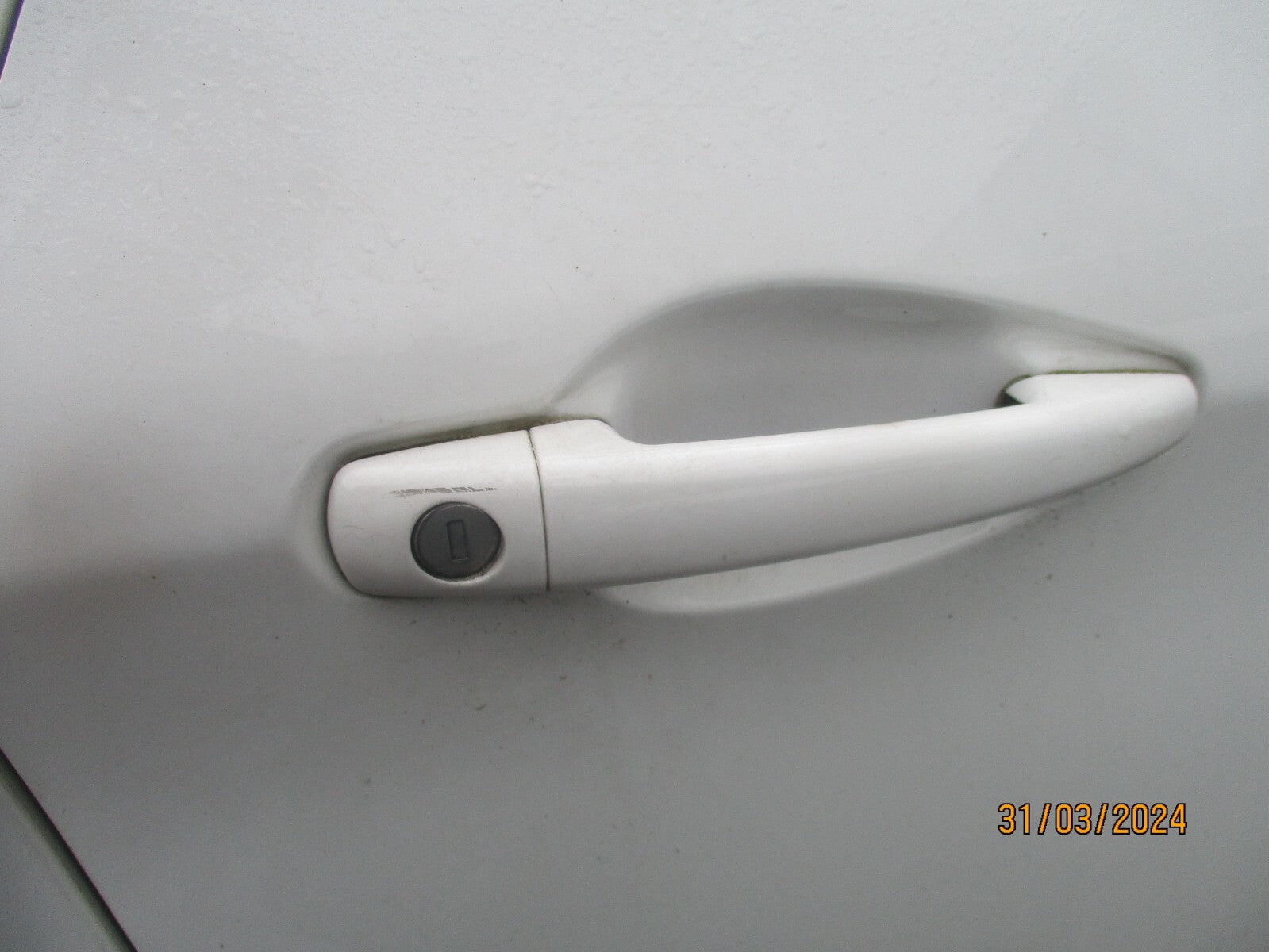 PEUGEOT 208 2016 3 DOOR OS DRIVER SIDE EXTERIOR DOOR HANDLE BIANCA WHITE EWP