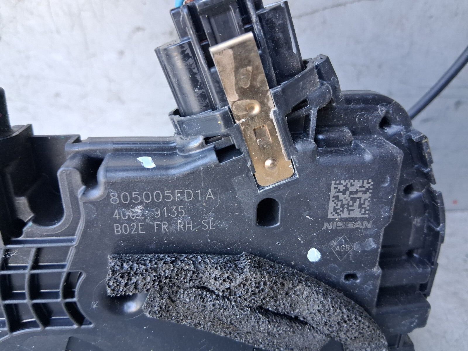 2019 NISSAN MICRA K14 OSF DRIVER SIDE FRONT DOOR LOCK MECHANISM M805005FD1A
