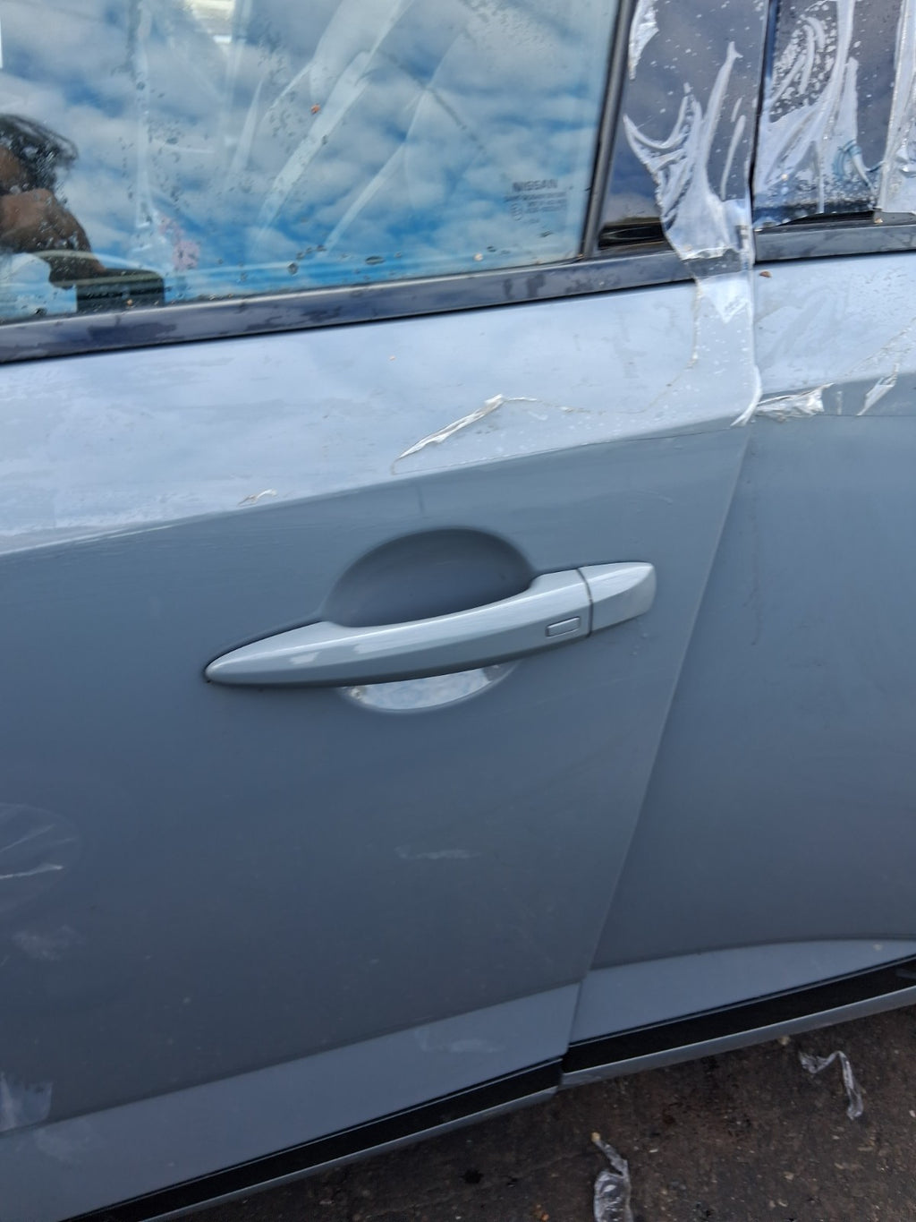 2024 NISSAN QASHQAI J12 MK3 NSF PASSENGER SIDE FRONT LEFT BARE DOOR GREY
