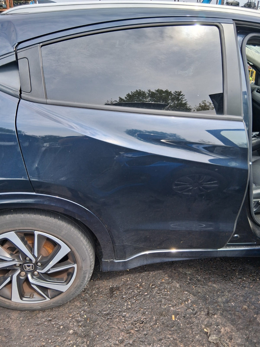 2020 HONDA HR-V FACELIFT OSR DRIVER SIDE REAR BARE DOOR MIDNIGHT BLUE B610M