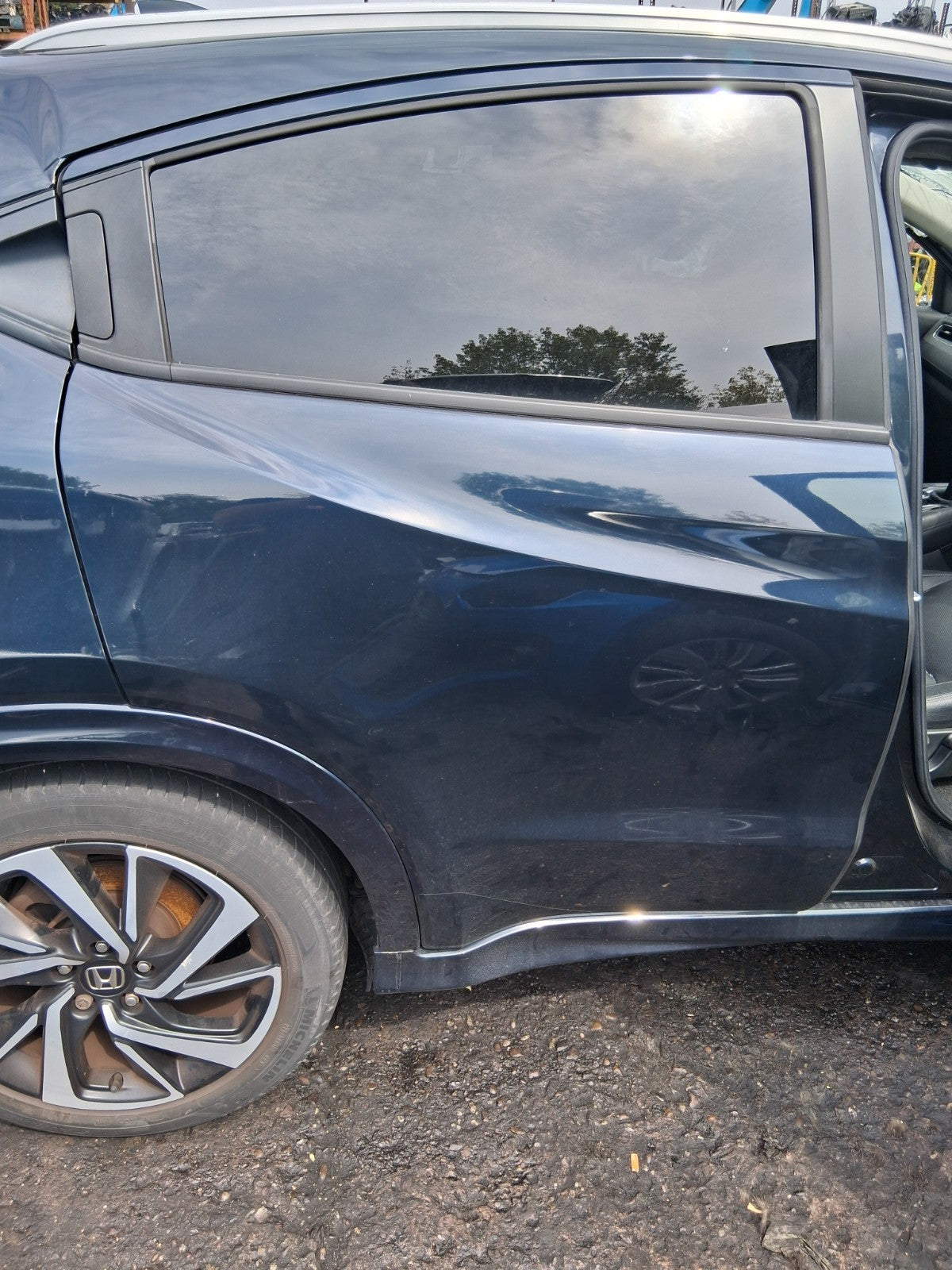 2020 HONDA HR-V FACELIFT OSR DRIVER SIDE REAR BARE DOOR MIDNIGHT BLUE B610M