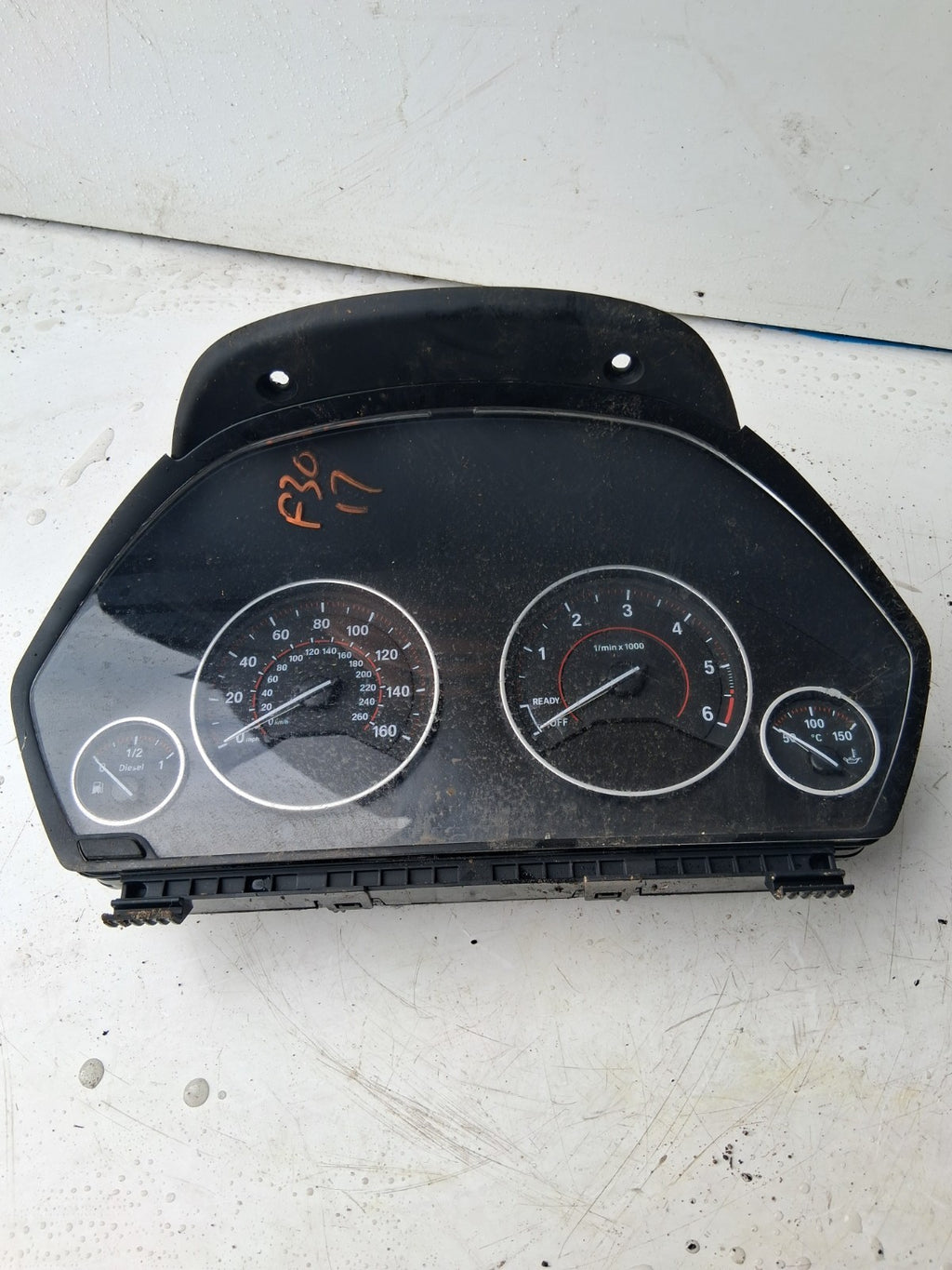 2017 BMW 3 SERIES F30 SPEEDOMETER INSTRUMENT CLUSTER SPEEDO UNIT 6843145