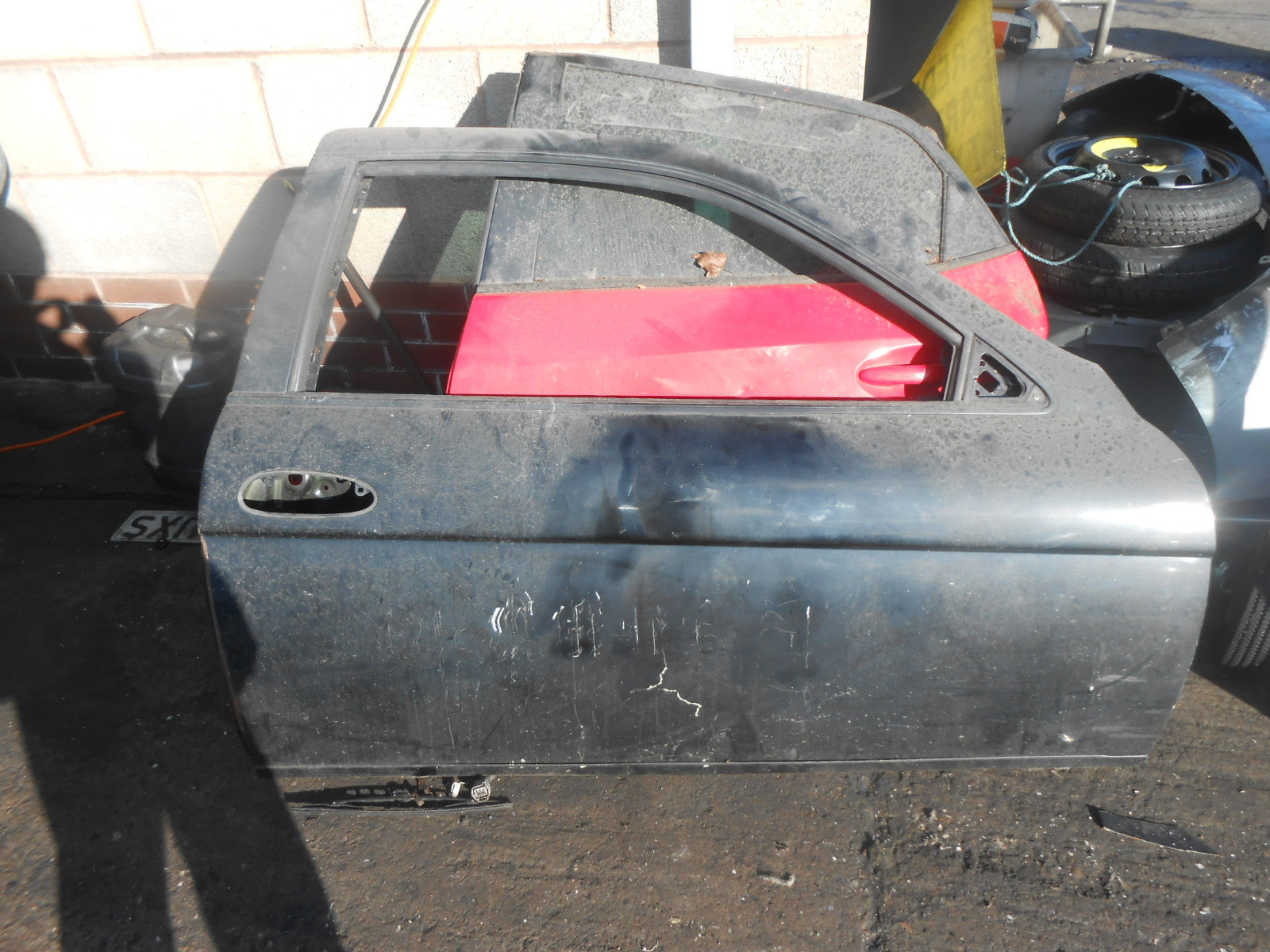 LEXUS SC MK1 TOYOTA SOARER MK3 OS DRIVER SIDE BARE DOOR SHELL BLACK