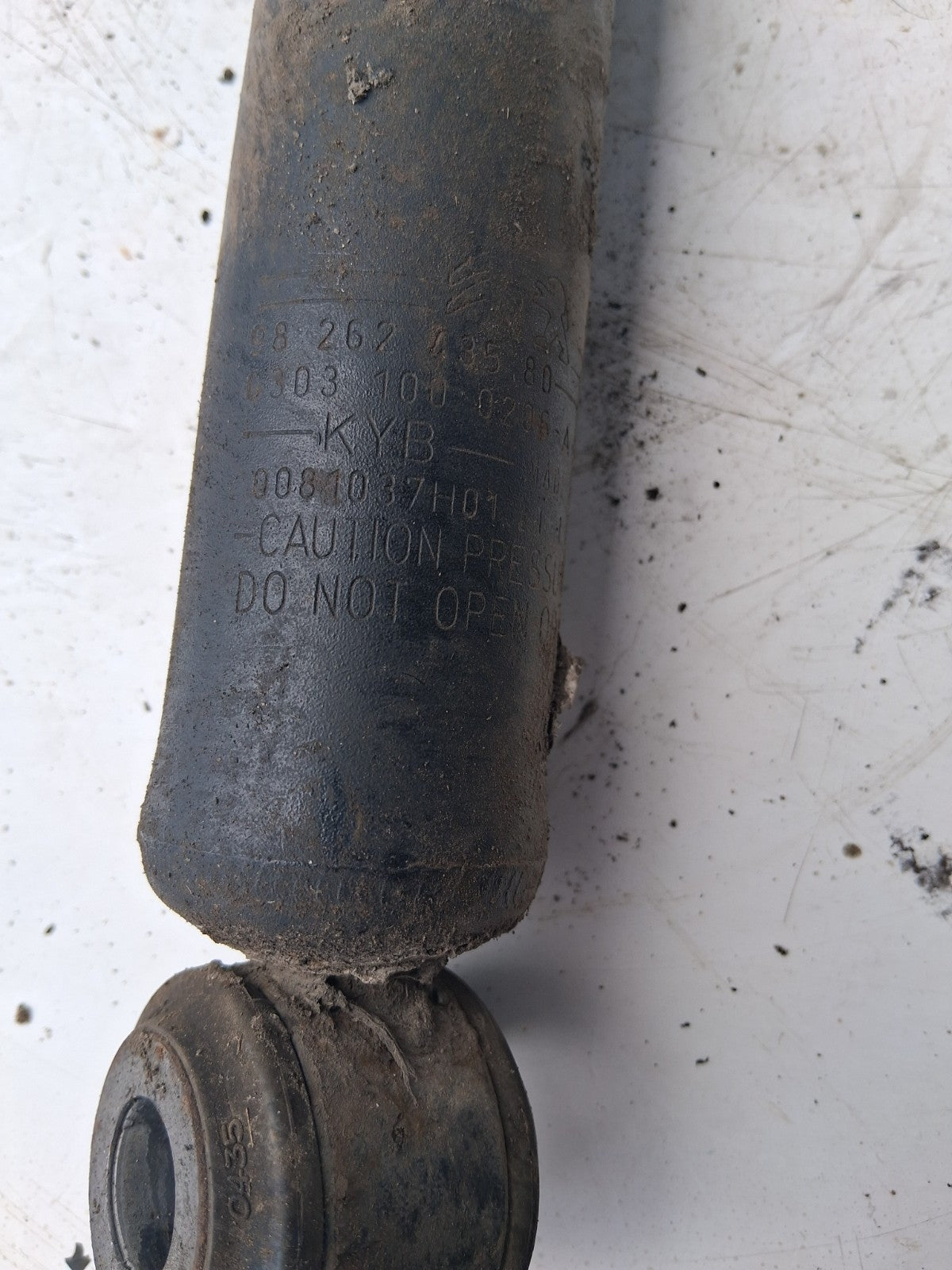 2021 PEUGEOT PARTNER COMBO BERLINGO MK3 NSR PASSENGER SIDE REAR SHOCK 9826243580