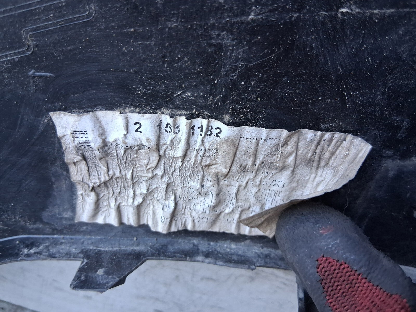 2023 CITROEN BERLINGO MK3 OSR DRIVER SIDE REAR BUMPER CORNER MOULDING 9816806480