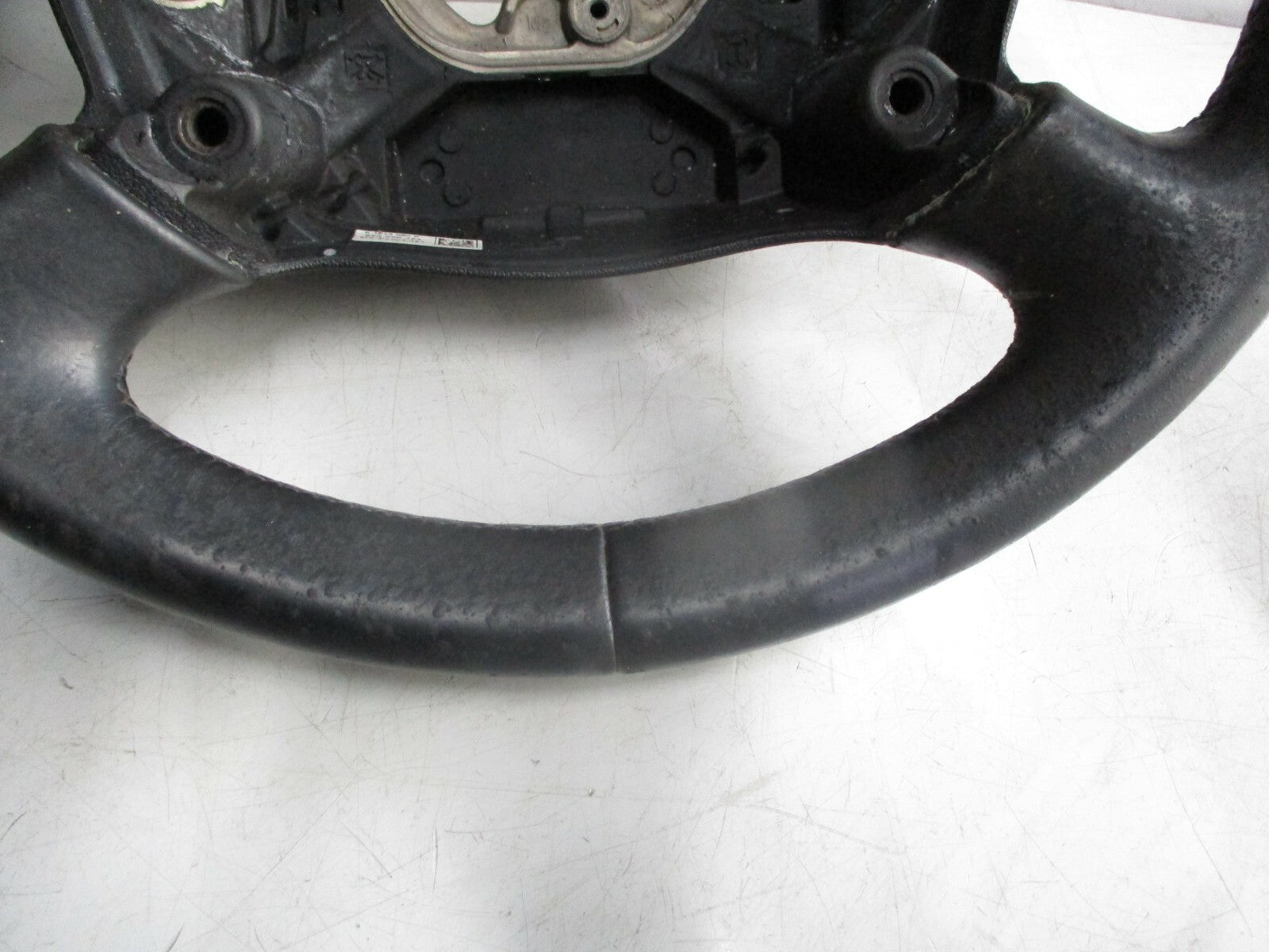 AUDI A3 8P 2005 4 SPOKE LEATHER DRIVING STEERING WHEEL