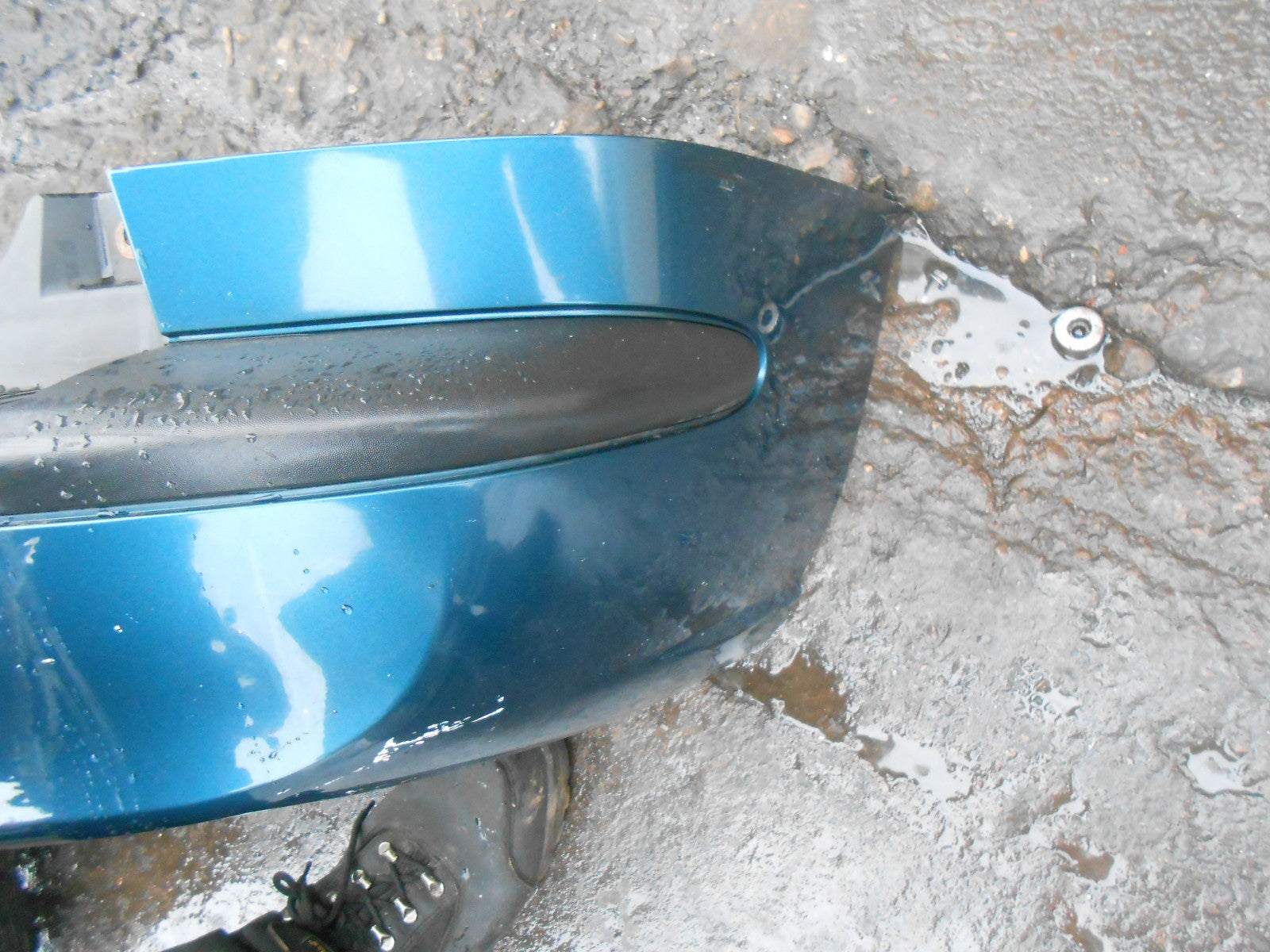 VAUXHALL ZAFIRA A 2001 REAR BUMPER GREEN