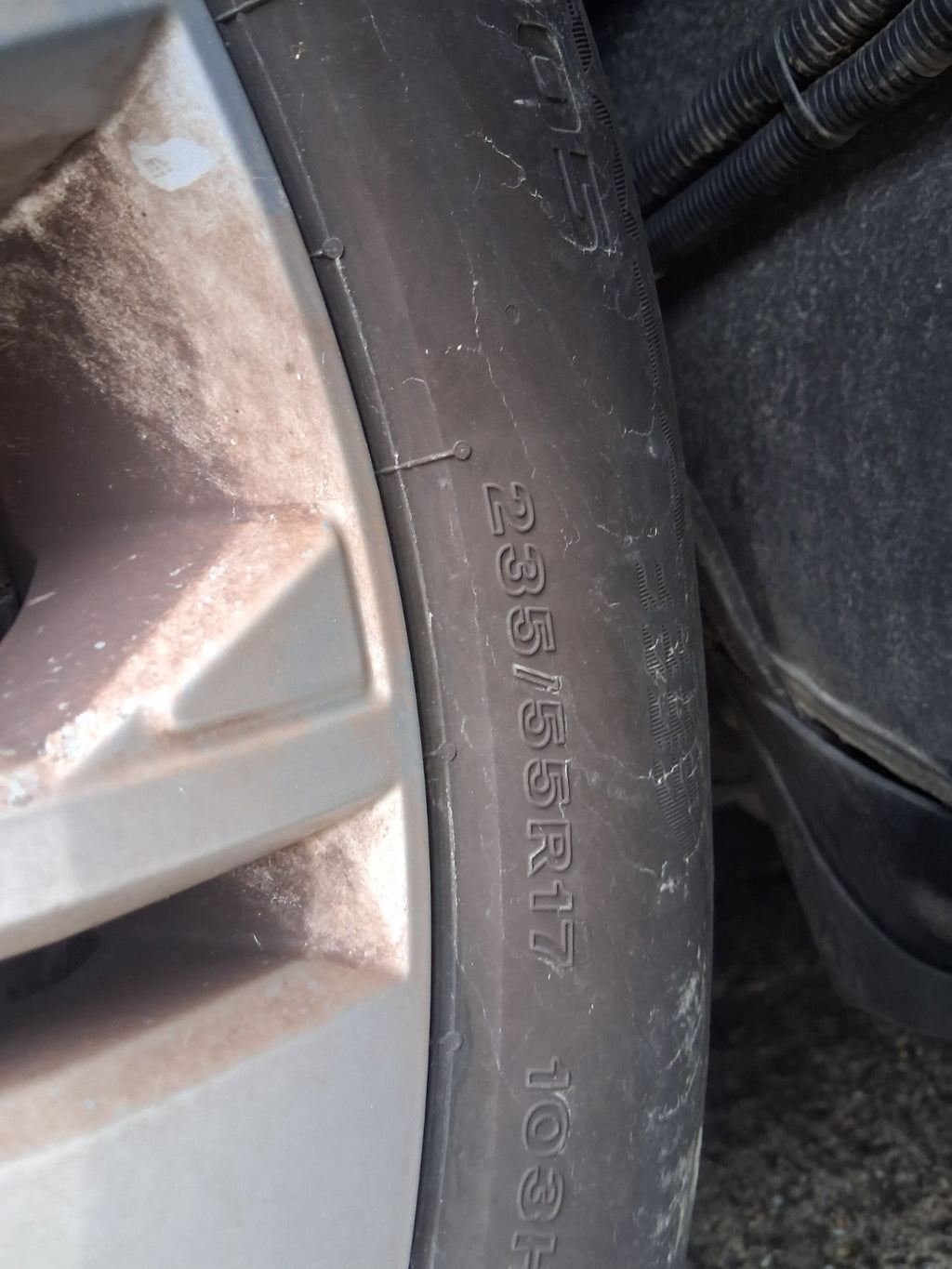 2023 VOLKSWAGEN CARAVELLE T6.1 17 INCH ALLOY WHEEL WITH TYRE 235/55R17