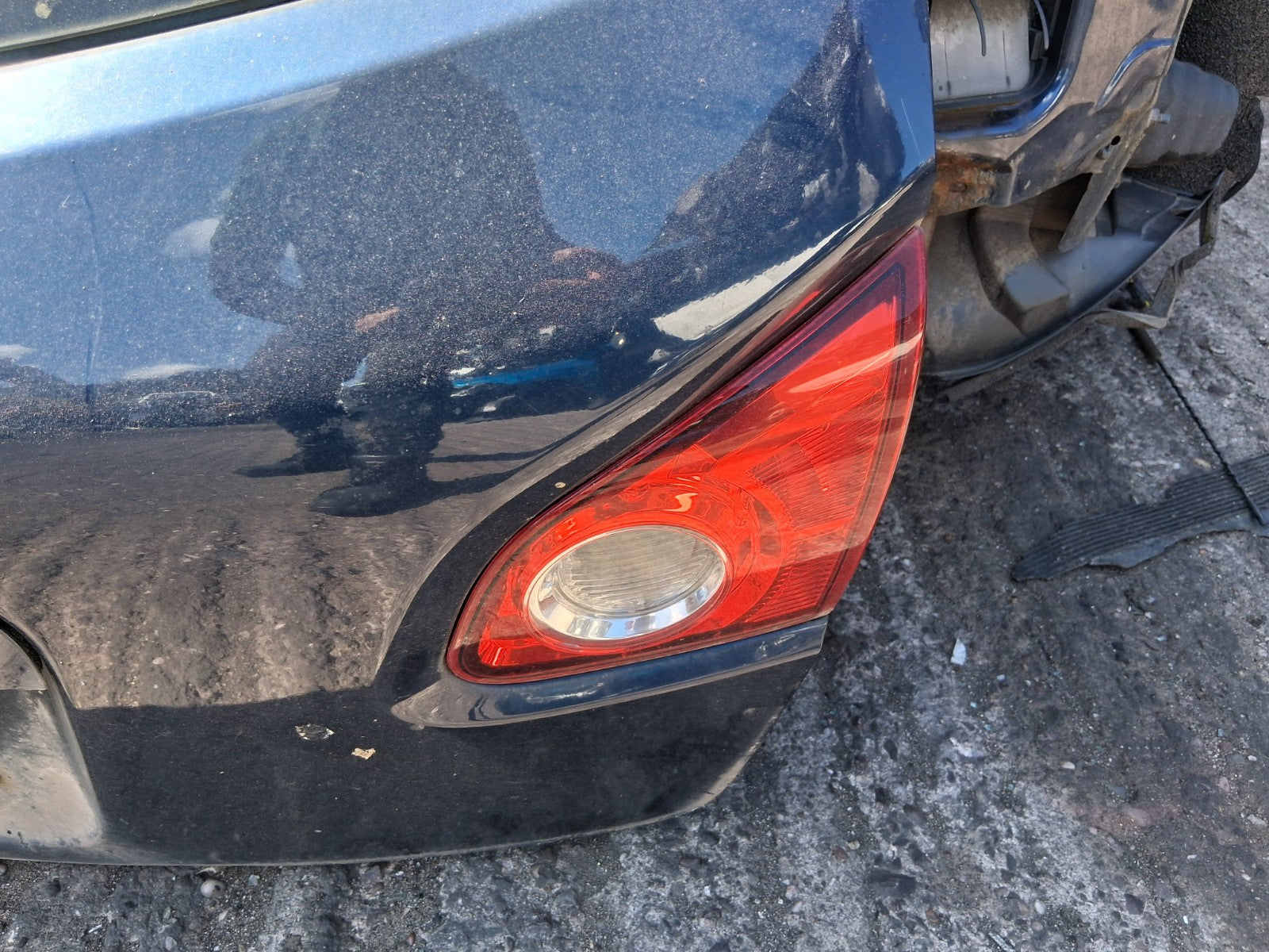 2008 NISSAN QASHQAI J10 MK1 COMPLETE TAILGATE BOOTLID BLUE