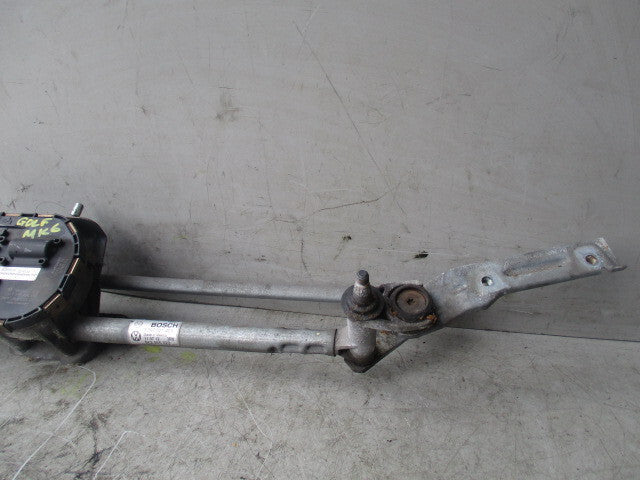 2009 VOLKSWAGEN GOLF MK6 FRONT WIPER MOTOR & LINKAGE 5K2955023