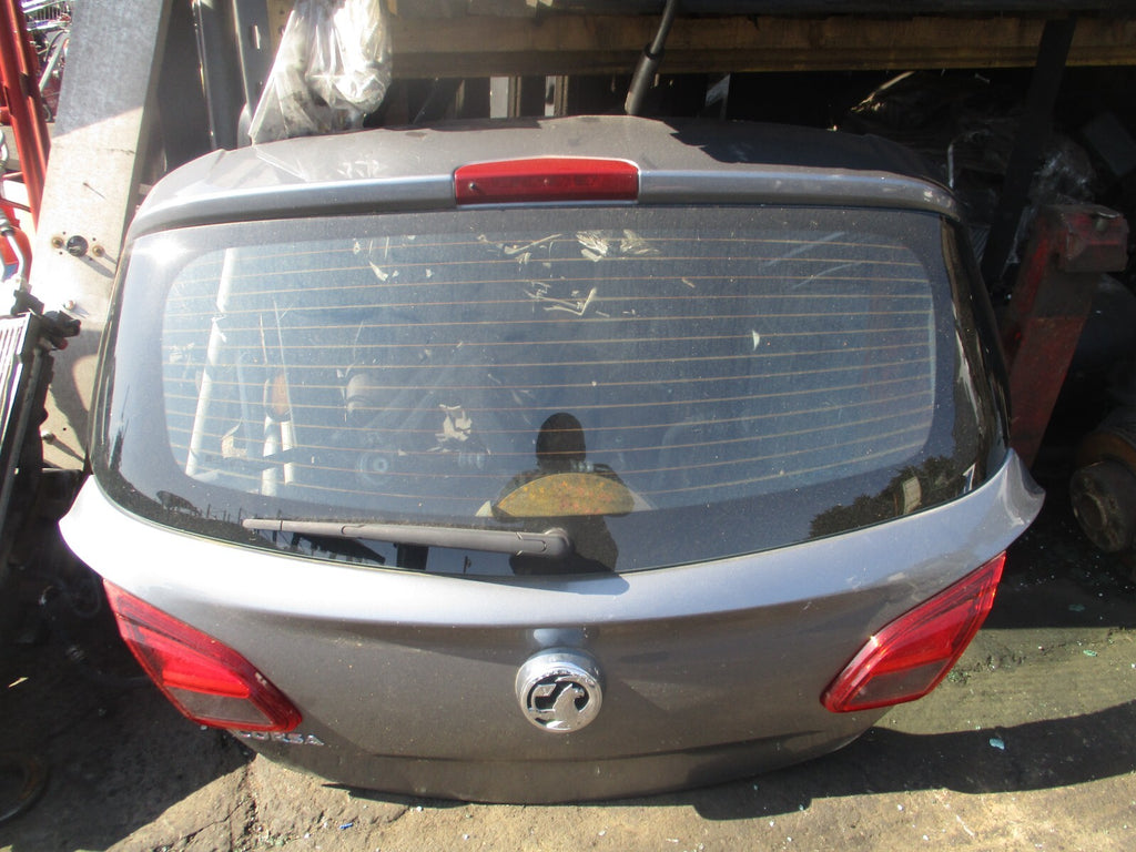 VAUXHALL CORSA E 2018 5 DOOR REAR COMPLETE TAILGATE BOOTLID GREY