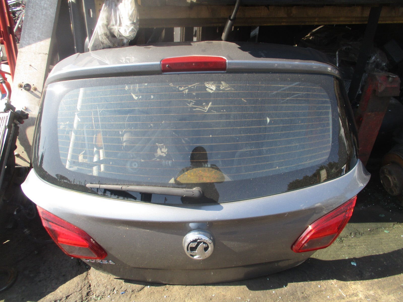 VAUXHALL CORSA E 2018 5 DOOR REAR COMPLETE TAILGATE BOOTLID GREY