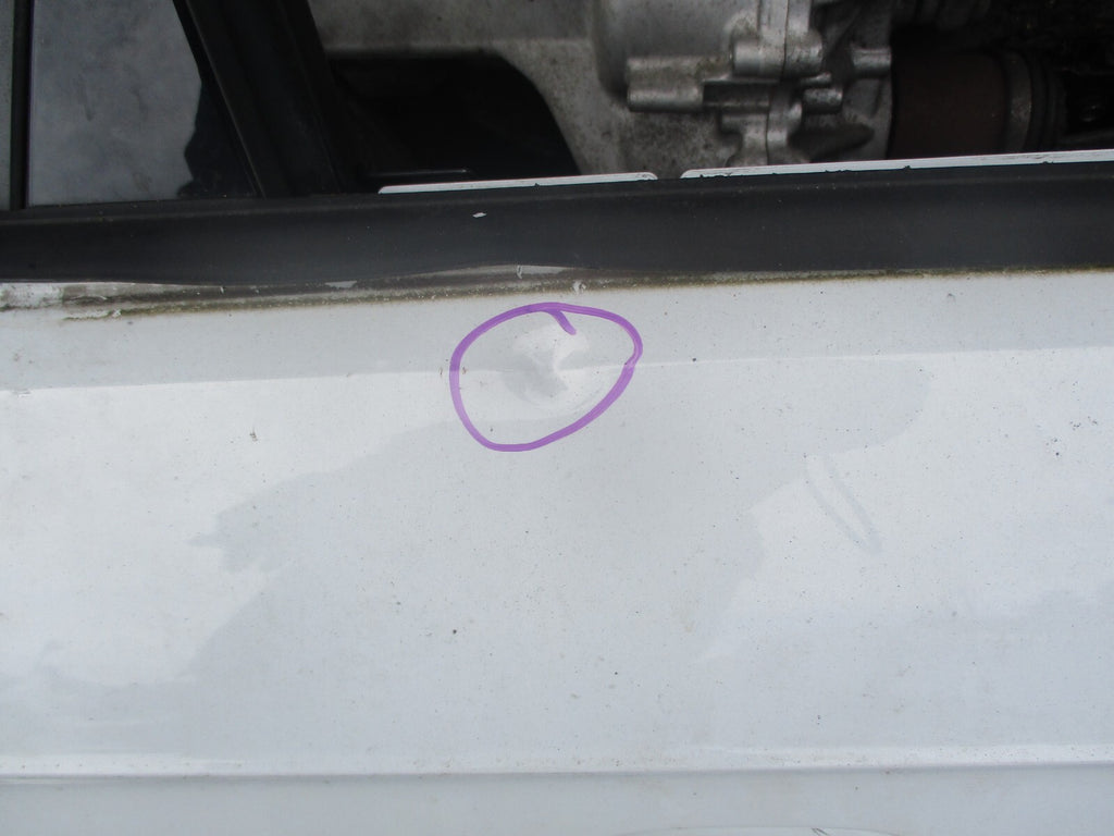 AUDI A3 8V 2013 OSR DRIVER SIDE REAR BARE DOOR WHITE