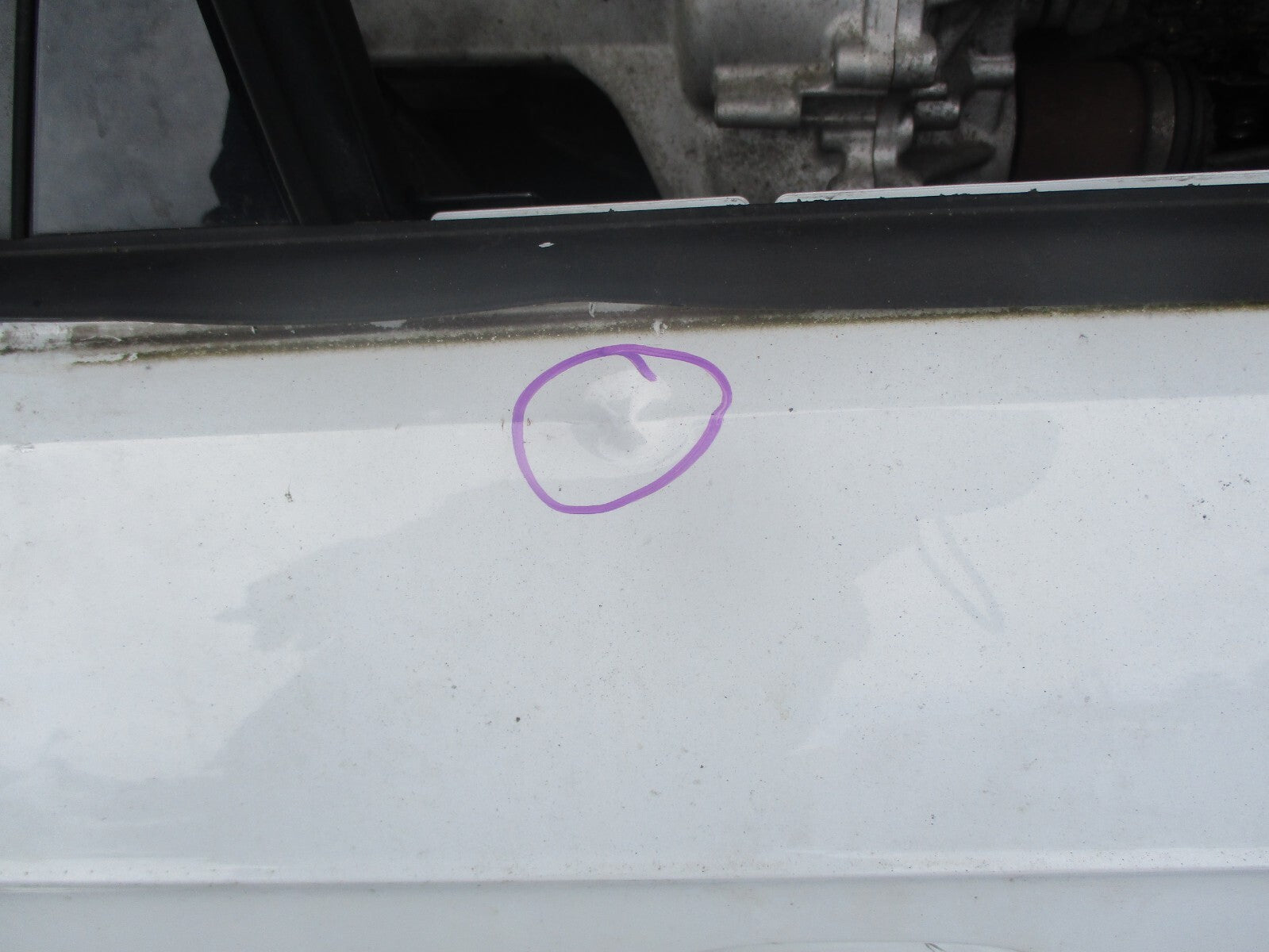 AUDI A3 8V 2013 OSR DRIVER SIDE REAR BARE DOOR WHITE