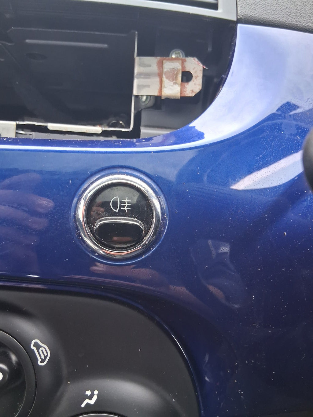 2010 FIAT 500 LOUNGE MK1 HAZARD FOGLIGHT CITY DASH SWITCH CONTROL UNIT