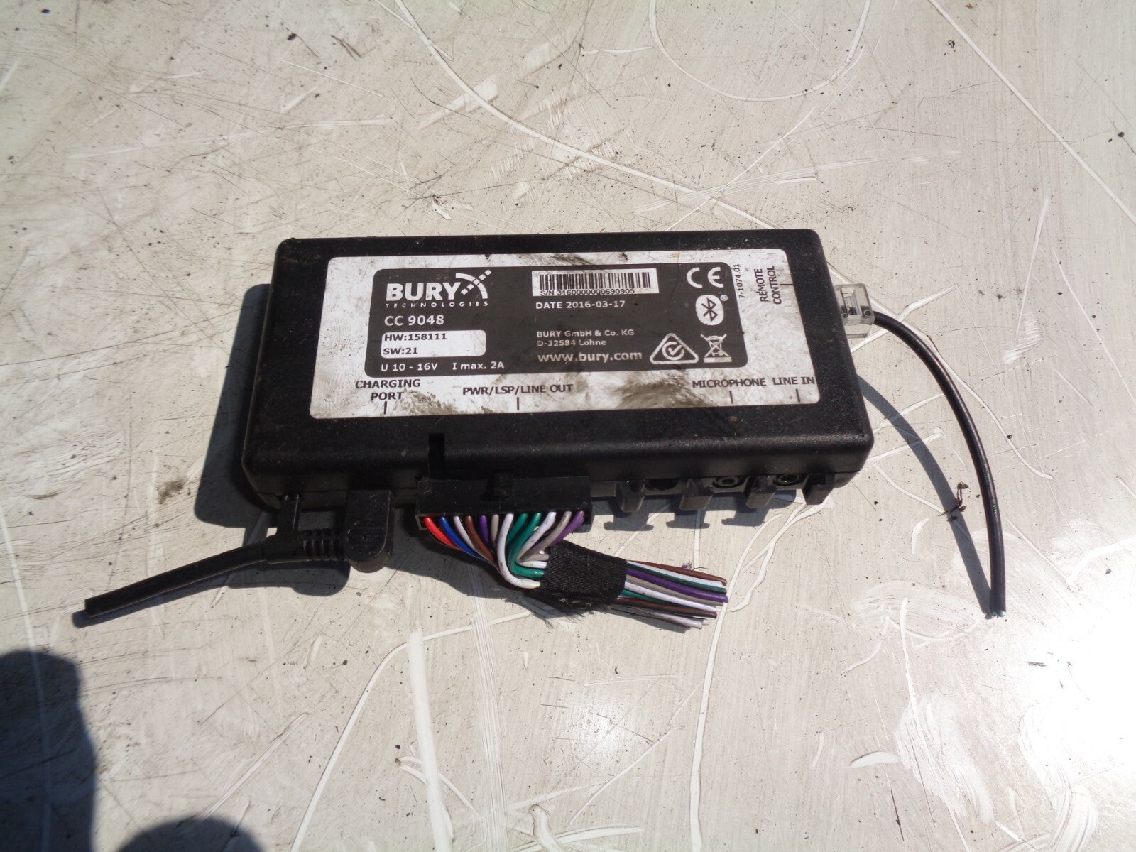 SAIC LDV MAXUS V80 2018 2.5 DIESEL BLUETOOTH HANDS CAR KIT ECU