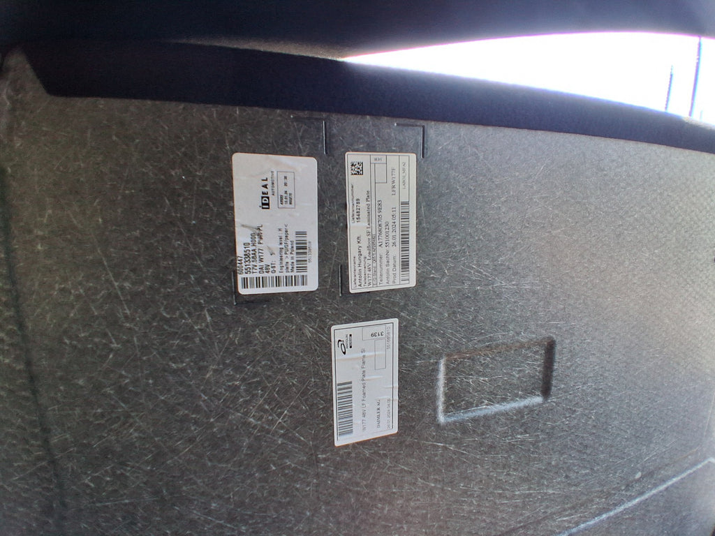 2023 MERCEDES BENZ A CLASS W177 REAR BOOT FLOOR CARPET A1776808705