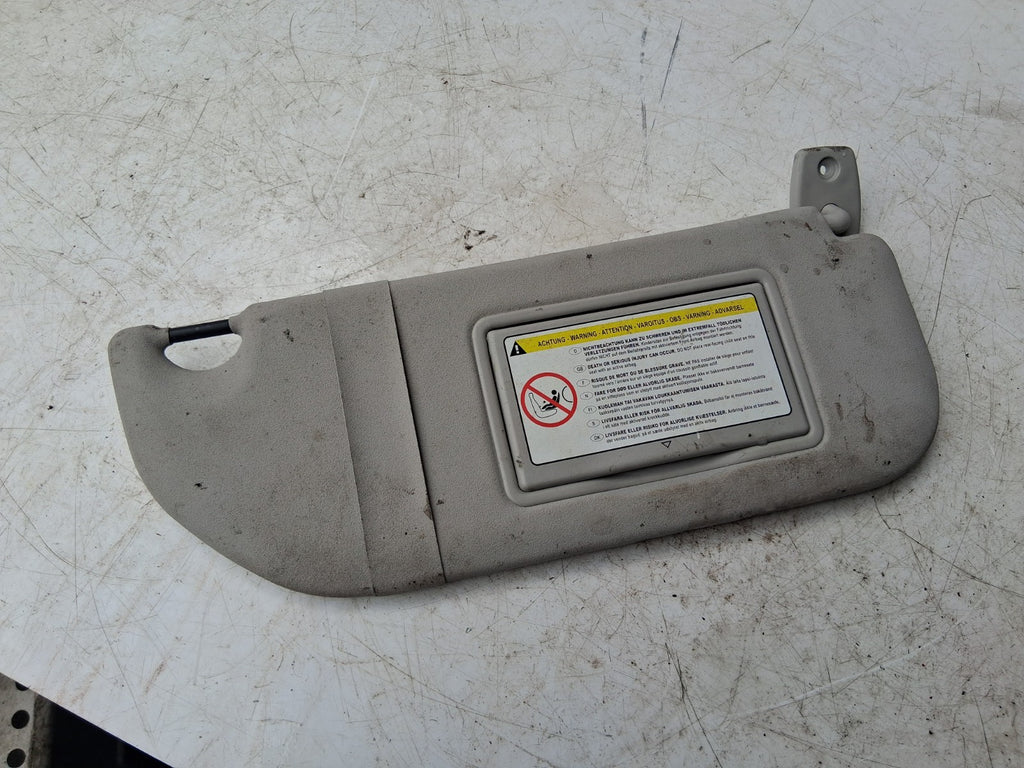 2008 CITROEN C1 MK1 OSF DRIVER SIDE FRONT INTERIOR SUN VISOR SHADE