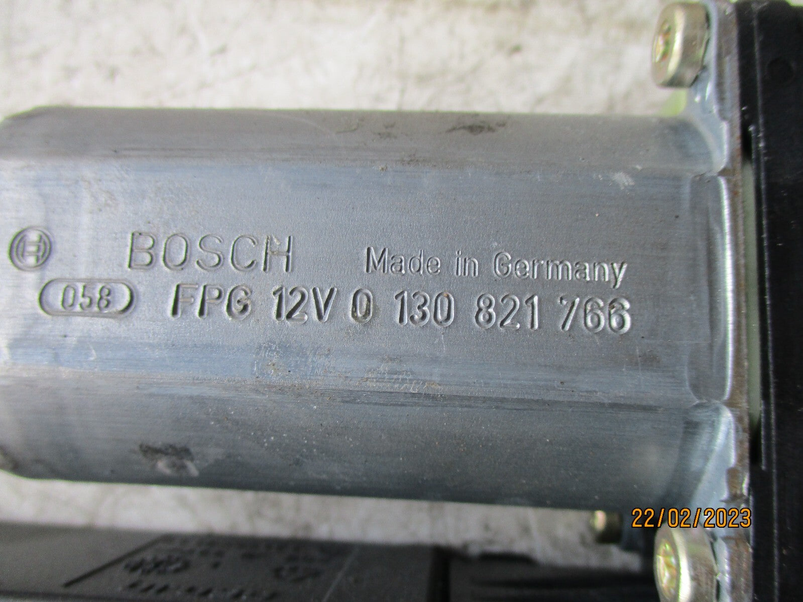 PEUGEOT 307 2003 OSF DRIVER SIDE FRONT WINDOW MOTOR 9637130680