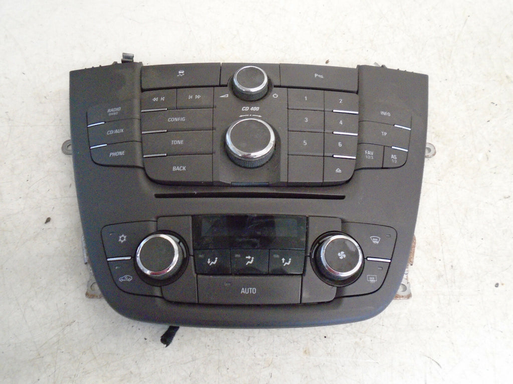 VAUXHALL INSIGNIA MK1 2011 RADIO AC CLIMATE CONTROL SWITCH STEREO HEAD UNIT