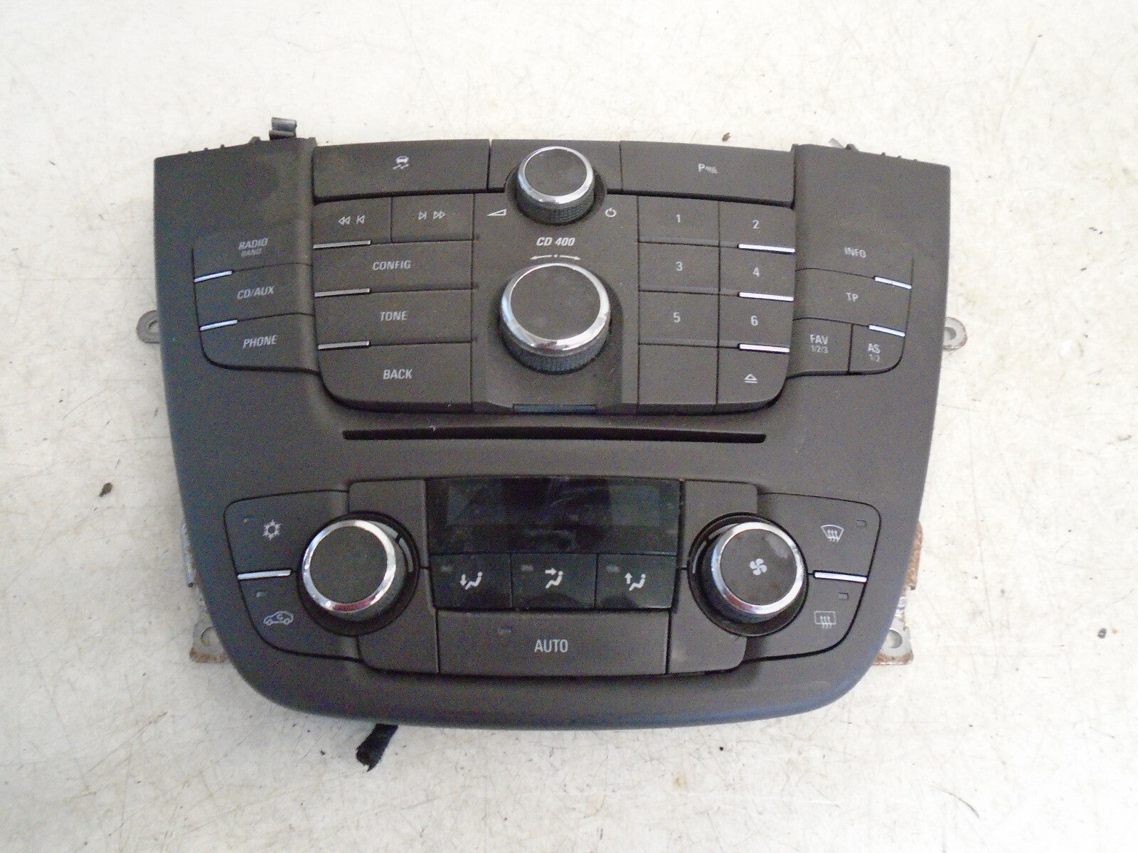 VAUXHALL INSIGNIA MK1 2011 RADIO AC CLIMATE CONTROL SWITCH STEREO HEAD UNIT