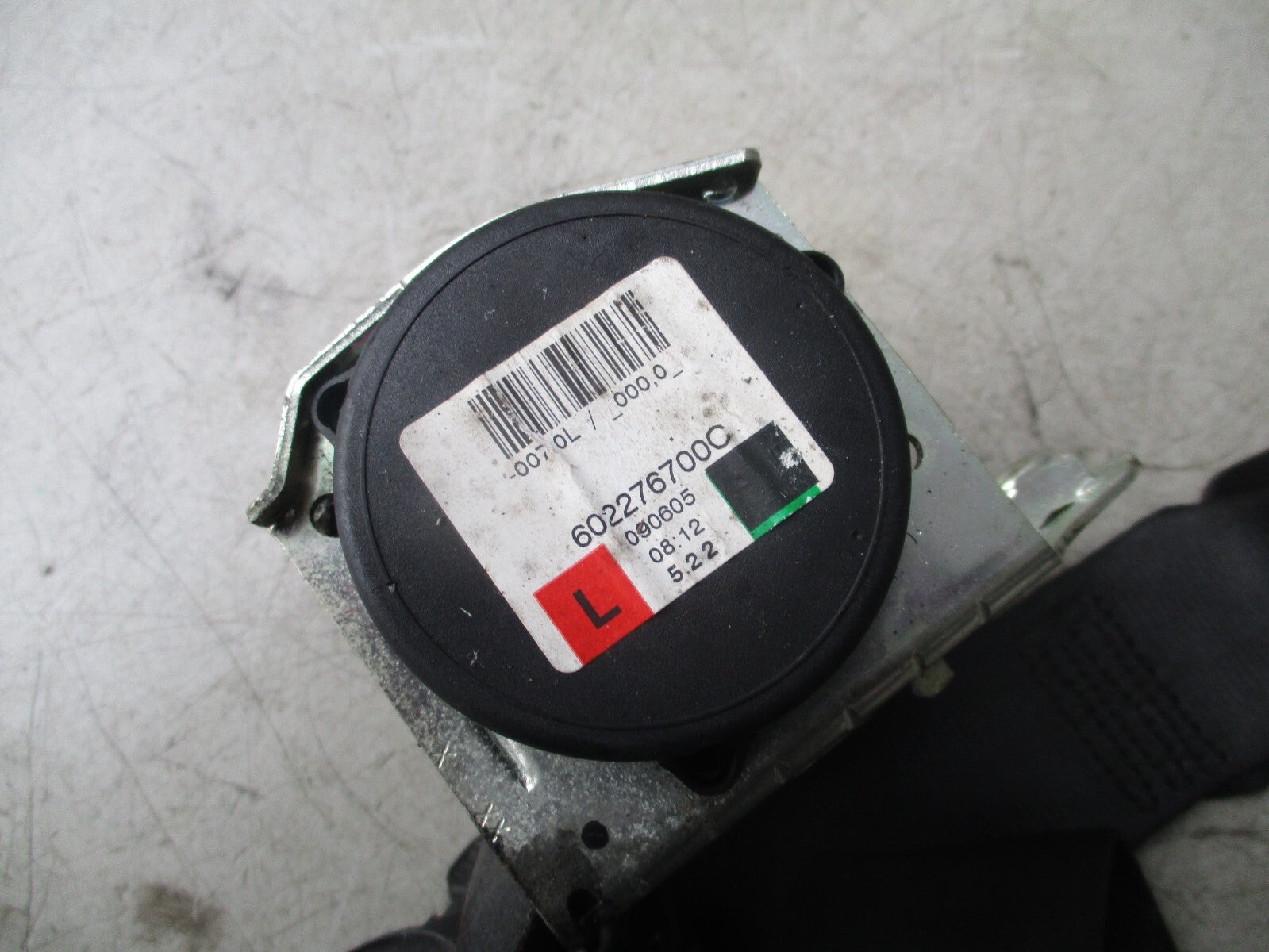 LANDROVER SPORT L319 2009 NSF PASSENGER SIDE FRONT SEAT BELT 602276700C