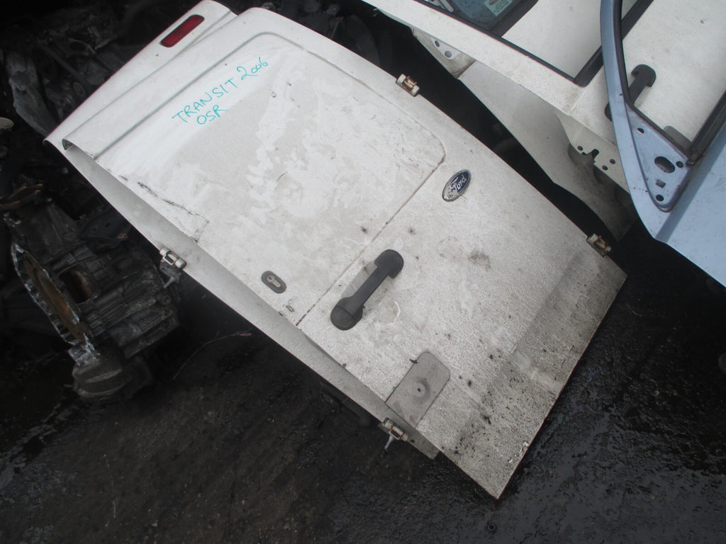 FORD TRANSIT CONNECT 2006 OSR DRIVER SIDE REAR DOOR WHITE