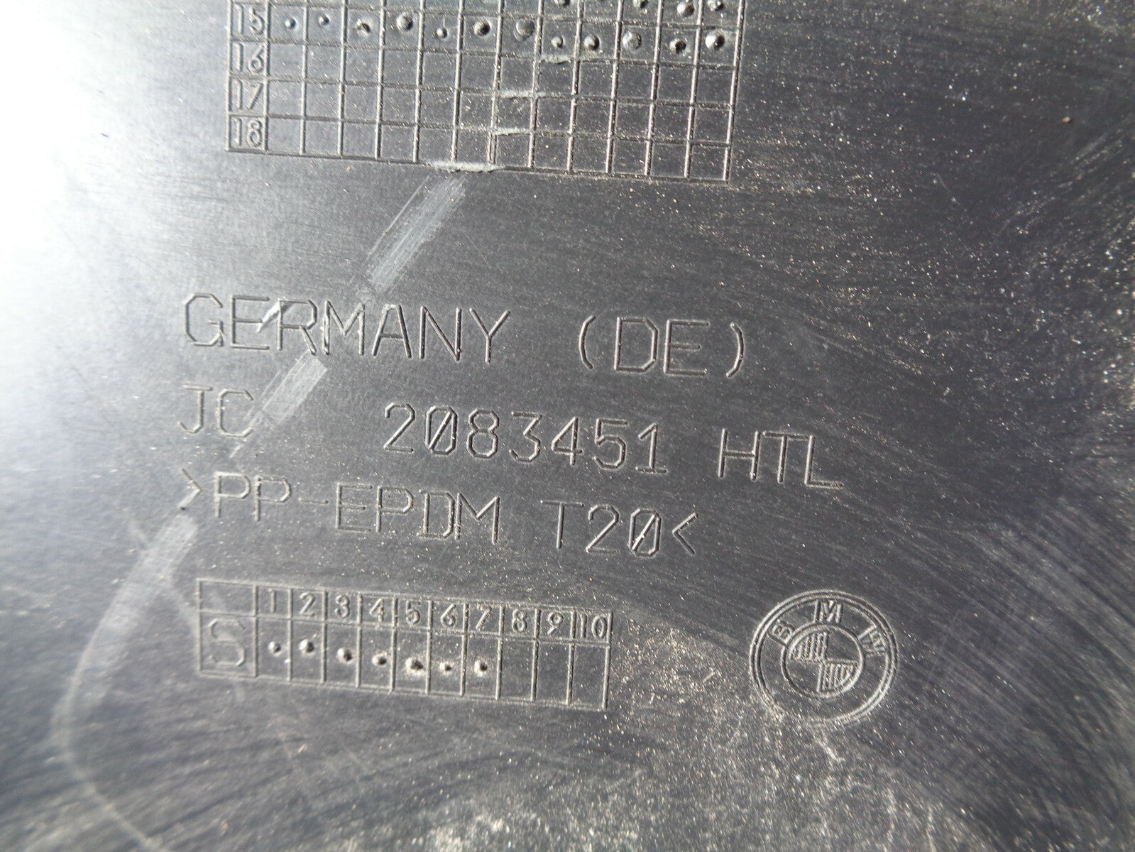BMW 3 SERIES F30 2015 2.0 DIESEL NEAR PASSENGER SIDE REAR DOOR CARD