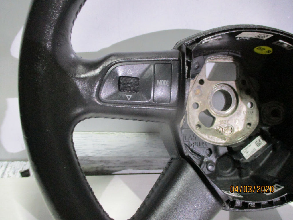 AUDI A6 C6 2008 4 SPOKE MULTI FUNCTION MODE LEATHER STEERING WHEEL 4F0419091DB