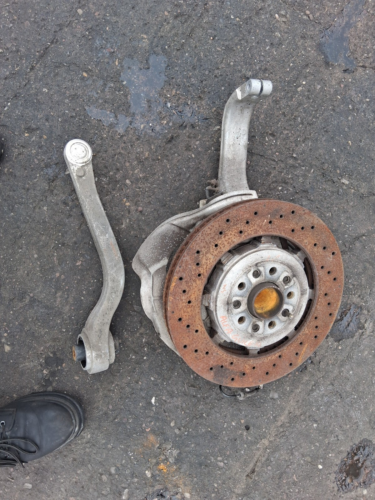 2018 ALFA ROMEO GIULIA 952 QUADRIFOGLIO NSF PASSENGER SIDE LEFT FRONT WHEEL HUB