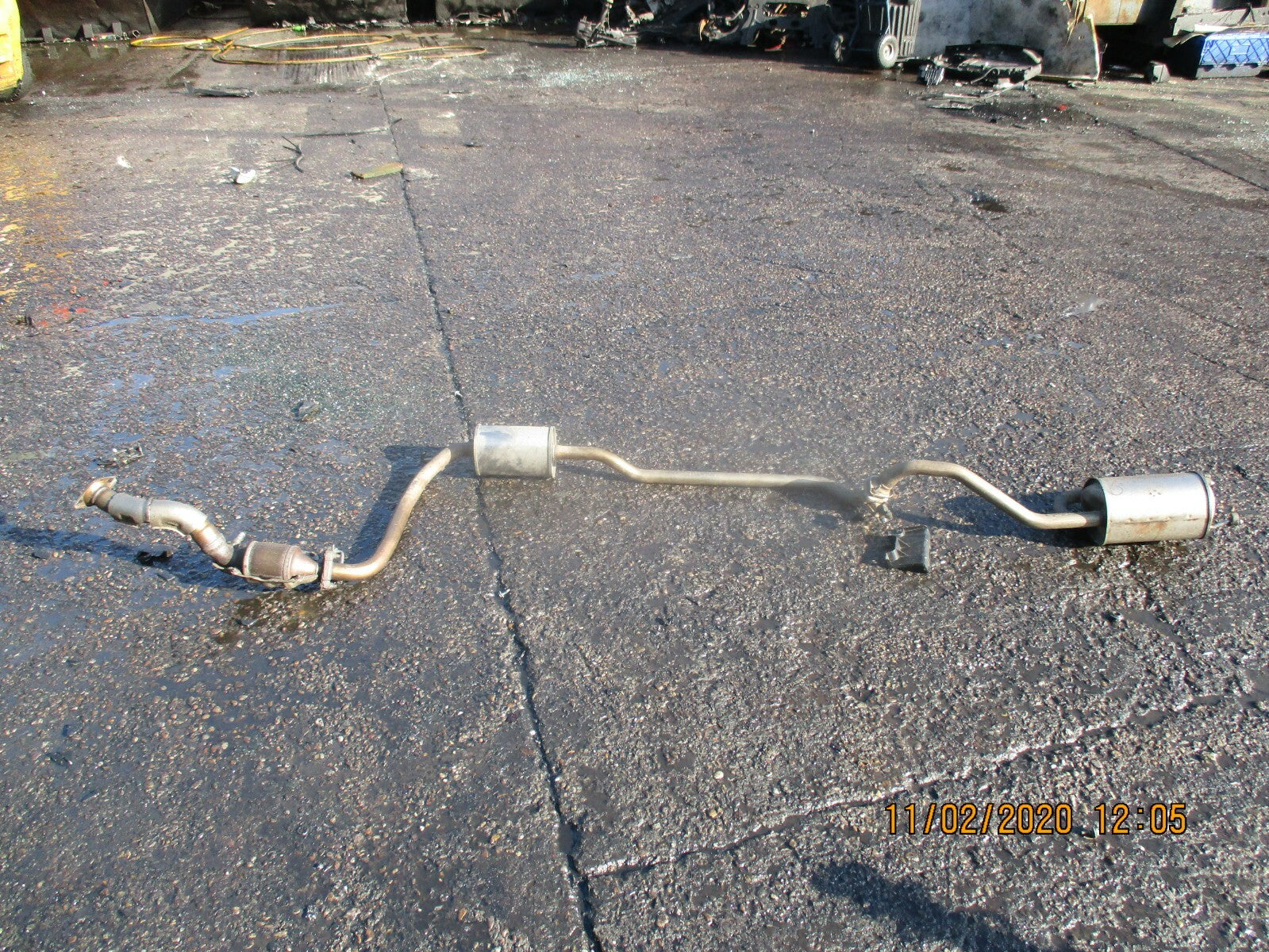 HONDA JAZZ MK3 2015 1.3 I-VTEC PETROL EXHAUST PIPE BACK BOX UNIT CATALYST CAT
