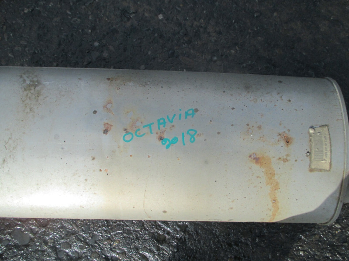 SKODA OCTAVIA 2018 EXHAUST SILENCER MUFFLER BACK BOX 3q0253411a 5q5253611
