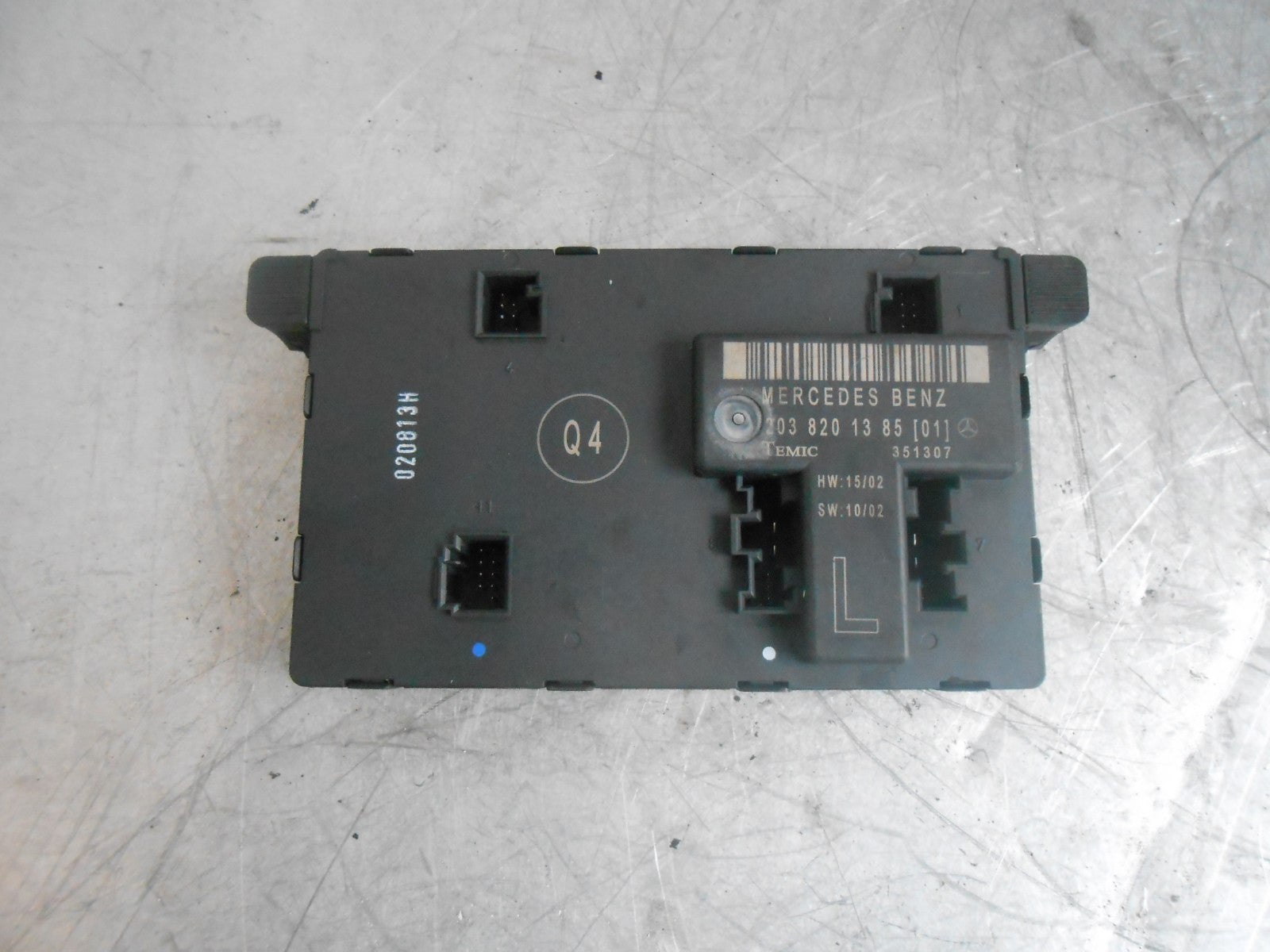 MERCEDES C CLASS W203 2003 NSF PASSENGER FRONT DOOR CONTROL MODULE 2038201385