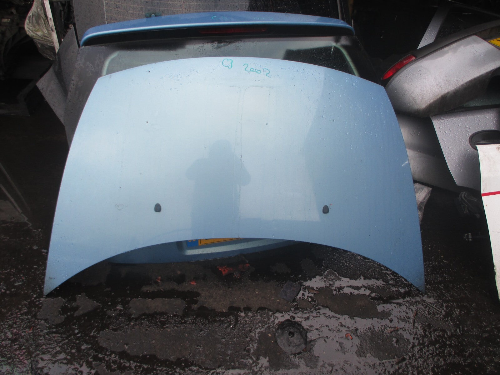 CITROEN C3 MK1 2002 FRONT BONNET HOOD BLUE