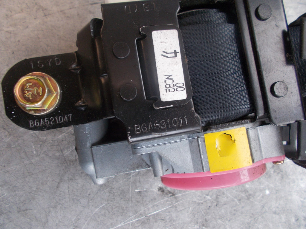 MAZDA MX5 2004 NS PASSENGER SIDE PRE TENSIONED SEAT BELTS 0429137