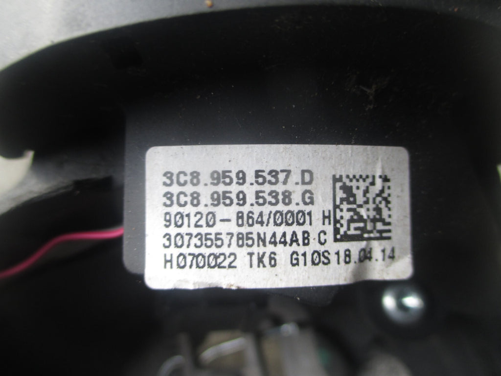 VW VOLKSWAGEN PASSAT B7 2014 MULTIFUNCTION STEERING WHEEL 3C8959537D