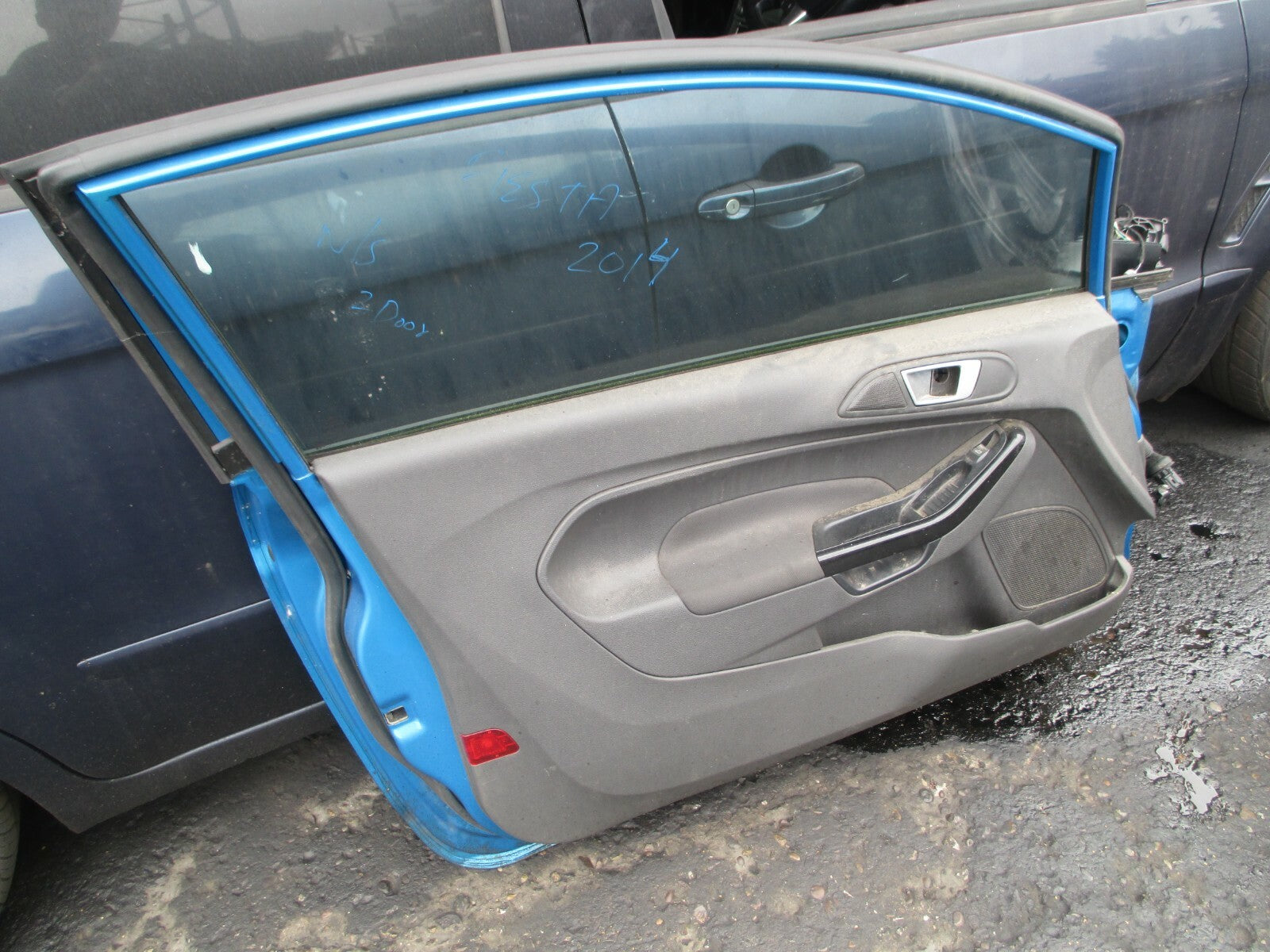 FORD FIESTA 2014 MK7 NSF FRONT PASSENGER SIDE BARE DOOR SHELL FRAME