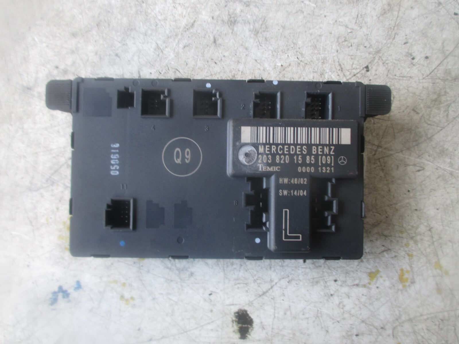 2006 MERCEDES C CLASS W203 NSF FRONT PASSENGER DOOR CONTROL MODULE 2038201585