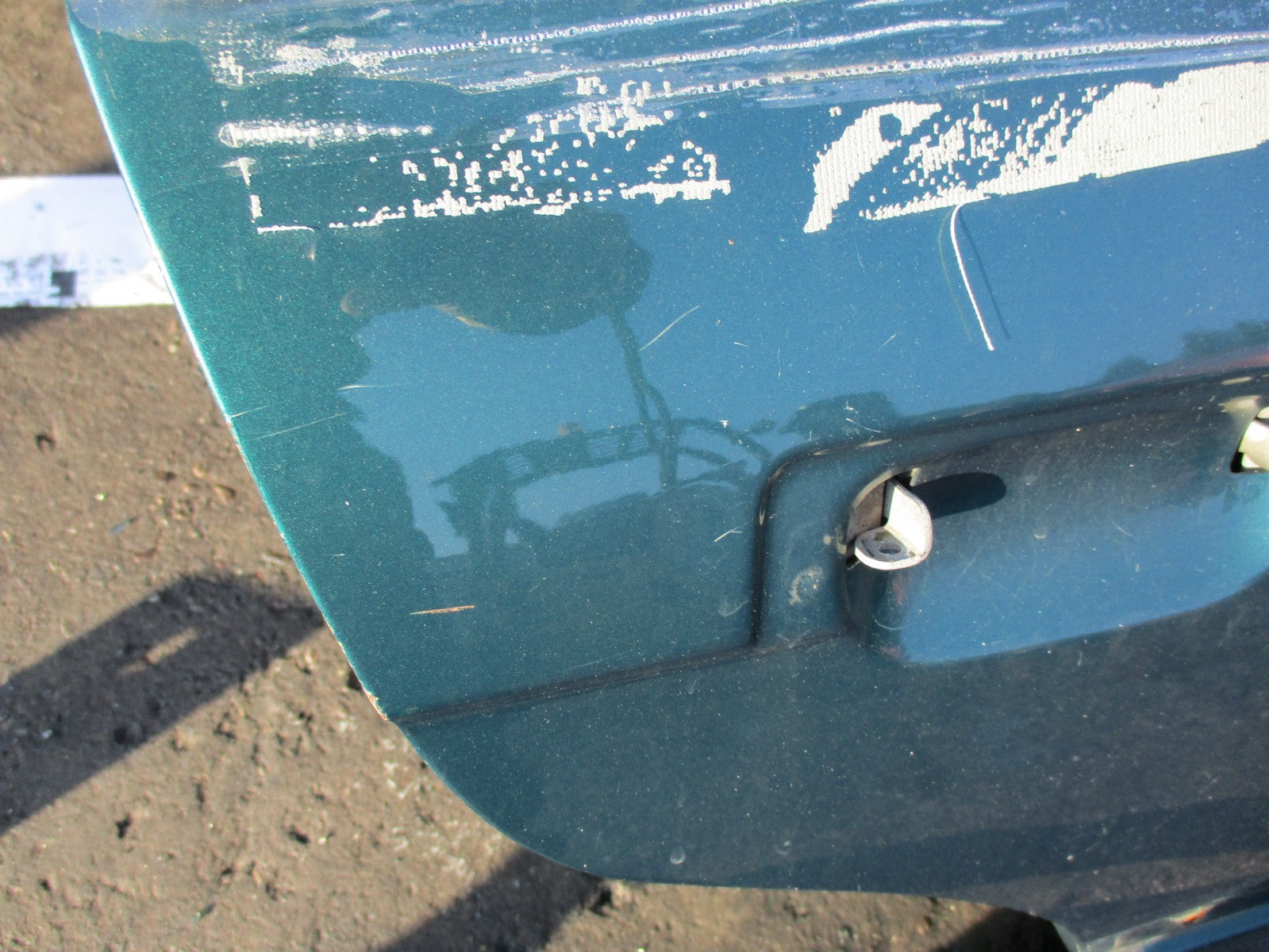 BMW 3 SERIES E30 TOURING ESTATE OSR DRIVER SIDE REAR DOOR BARE GREEN
